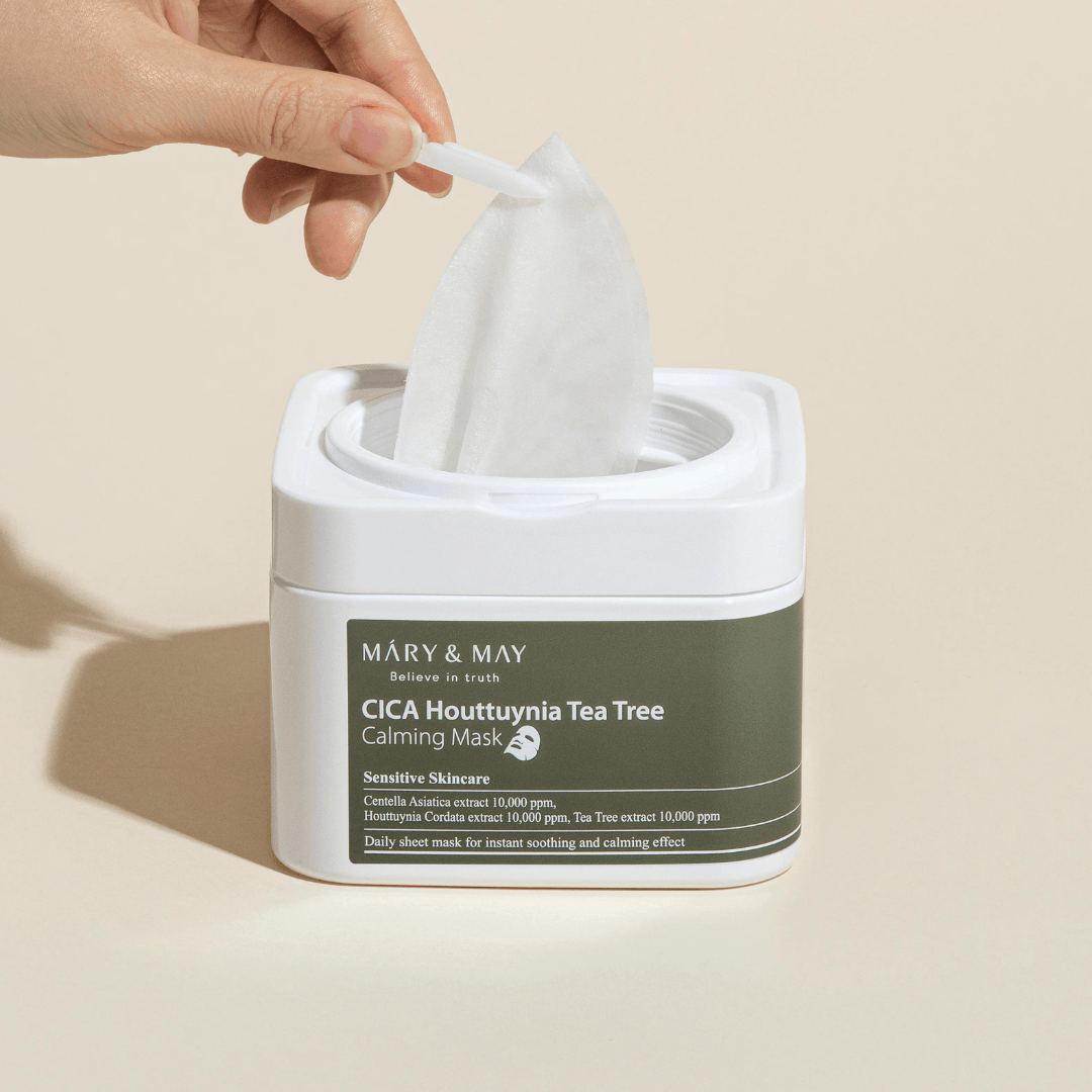 Cica Houttuynia Tea Tree Calming Mask - 30 sheets - FineLook