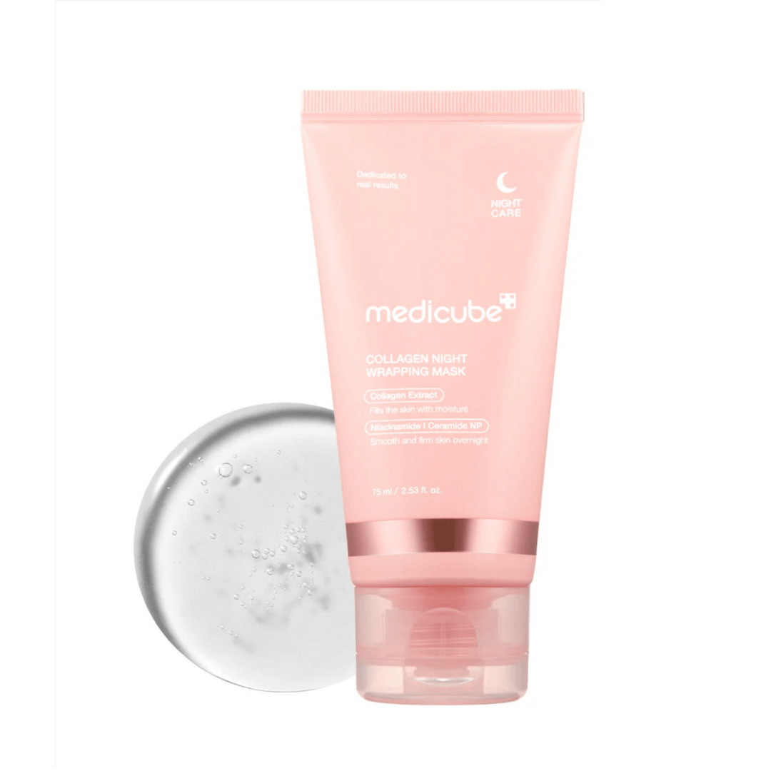 NATIONAL DAY OFFER - MEDICUBE 3 PIECE SET - Glow Booster Serum, Sun Cream and Night Wrapping Mask