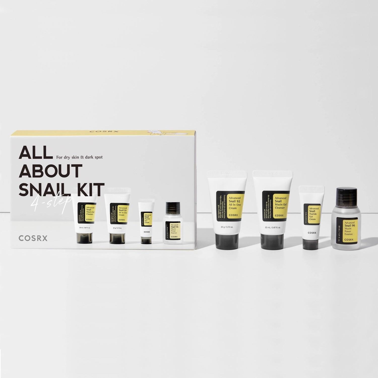NATIONAL DAY OFFER - COSRX ALL ABOUT SNAIL KIT 4-STEPS TRAVEL KIT 2 PIECE SET