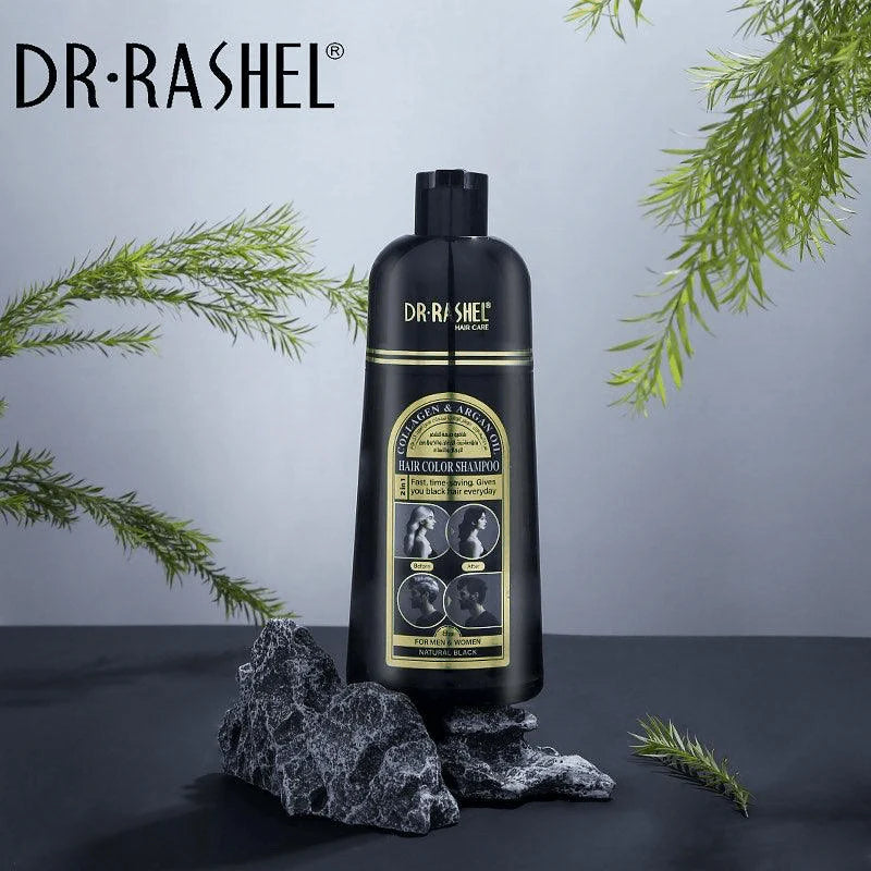 DR.RASHEL Collagen & Argan Oil Hair Color Shampoo - 400ml