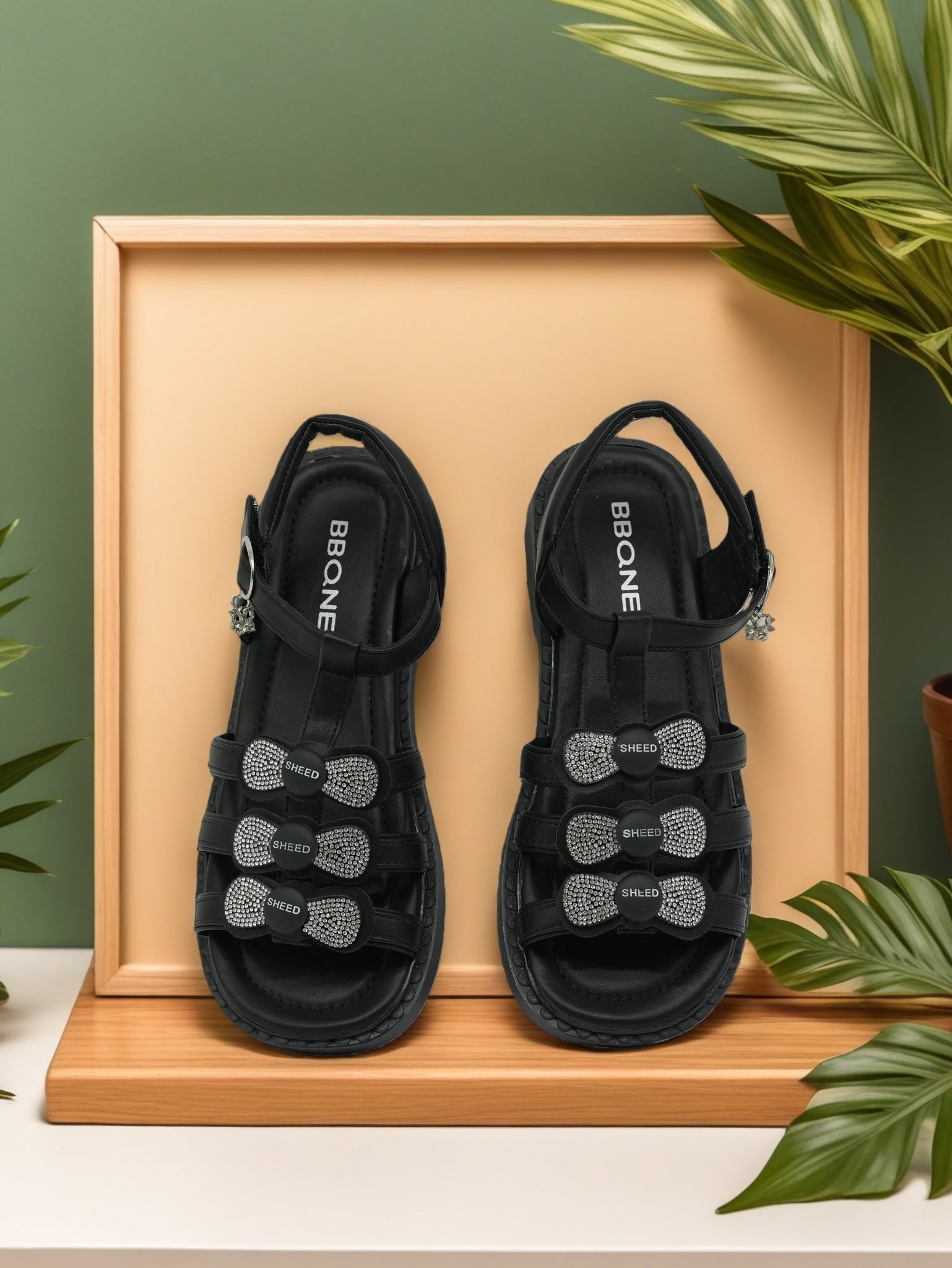 Girls Soft-Sole Leather Sandals - Finelook