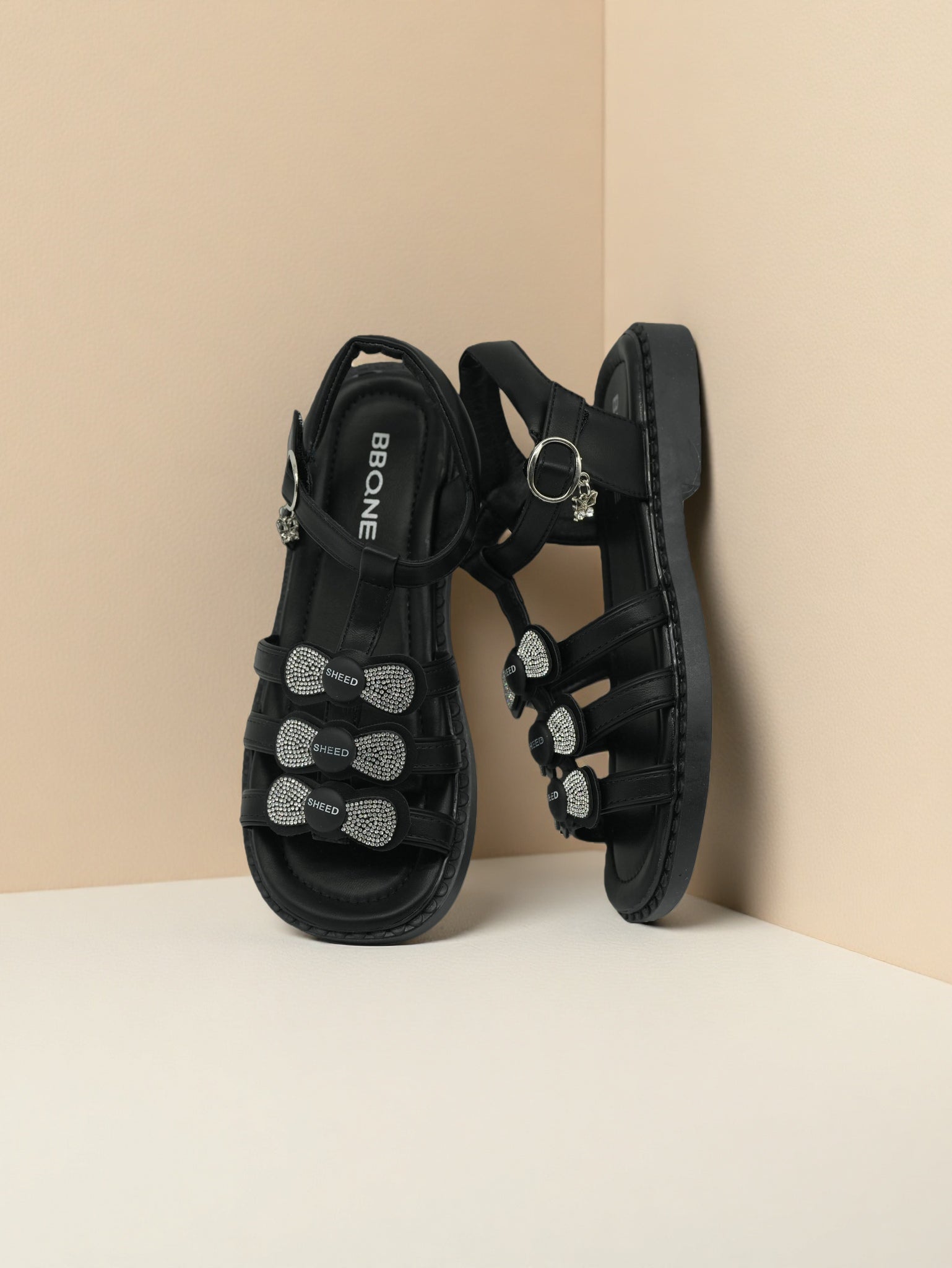 Girls Soft-Sole Leather Sandals - Finelook