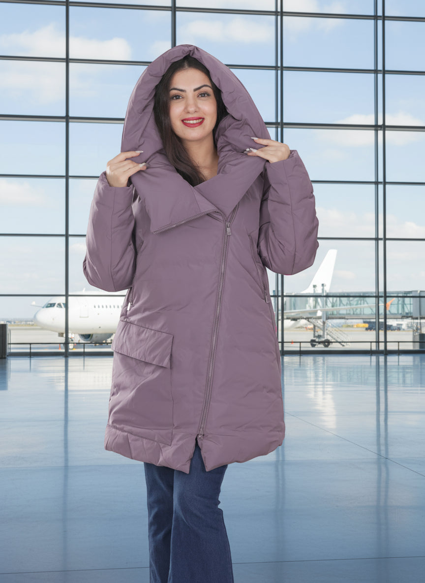 Women Long WindProof Jacket - Finelook