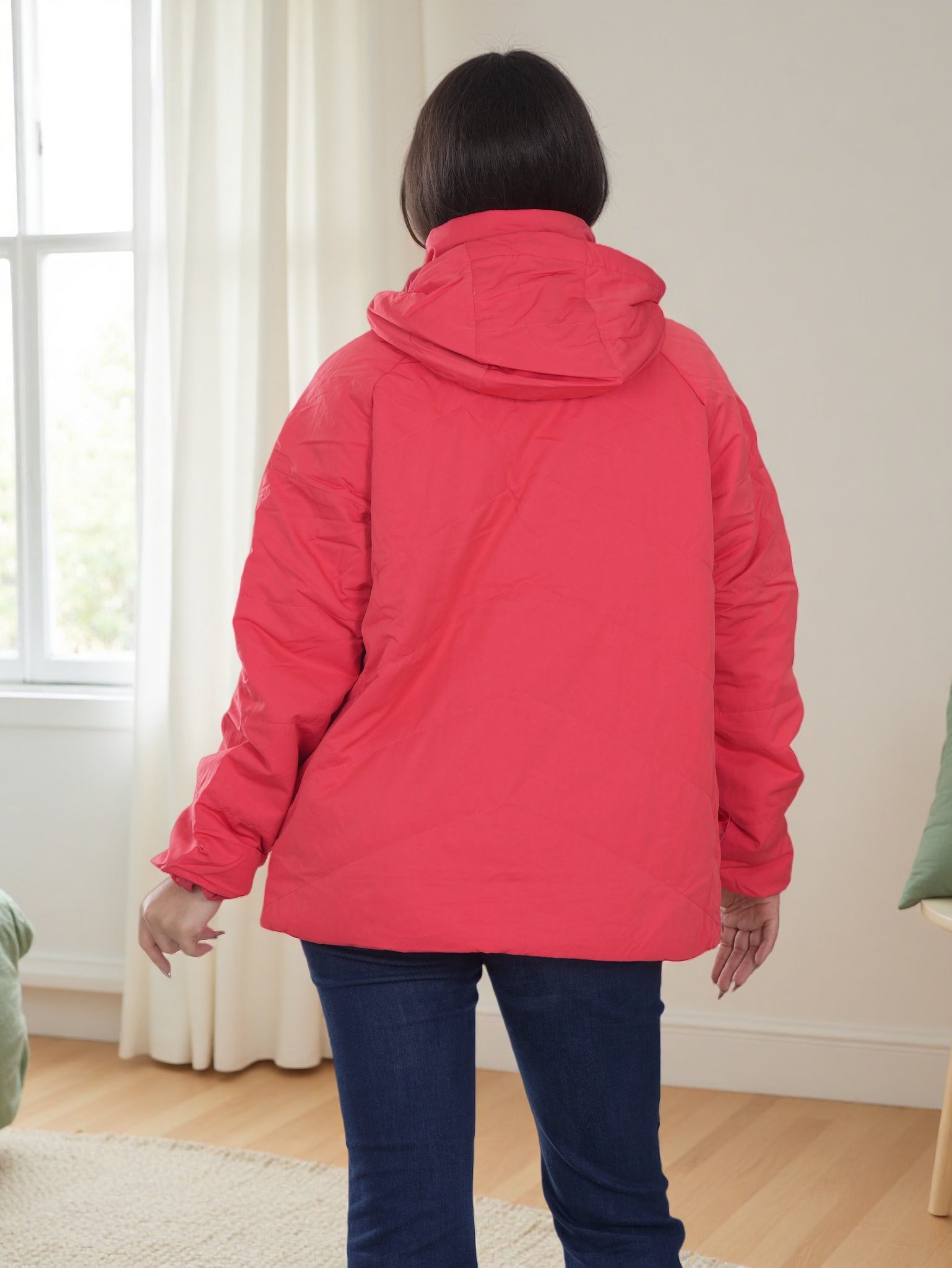 Women’s Winter Puffer Jacket with Hood – Warm, Lightweight & Windproof