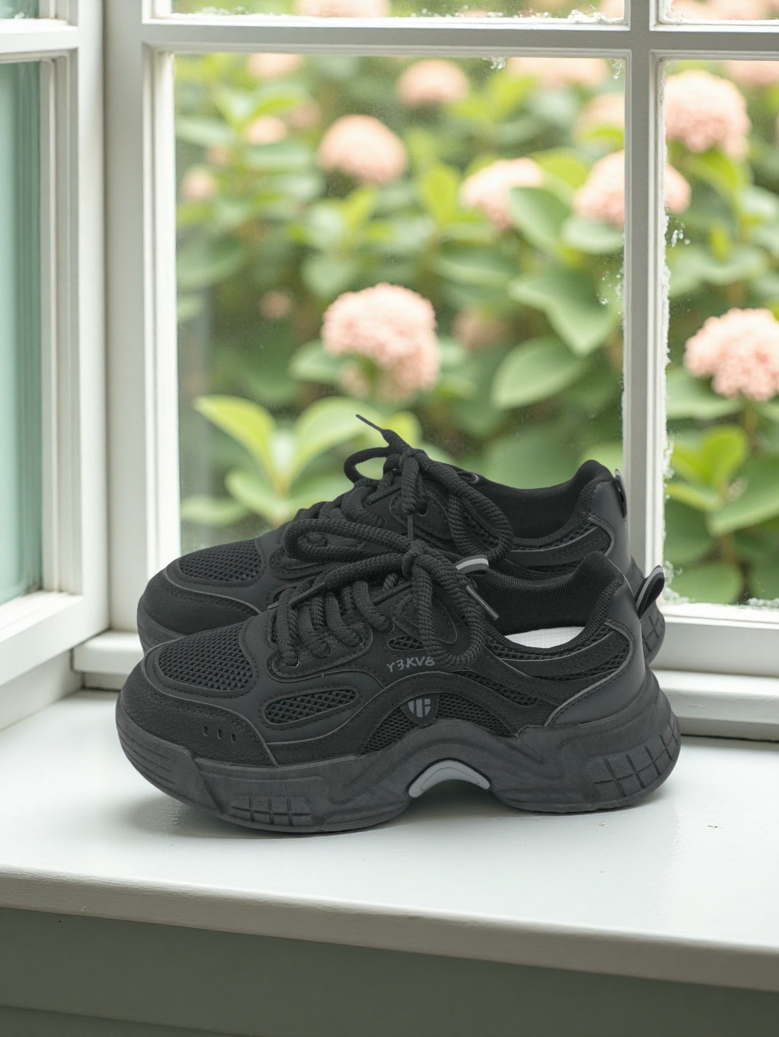 Women Breathable Sports Shoes with Lace - Finelook