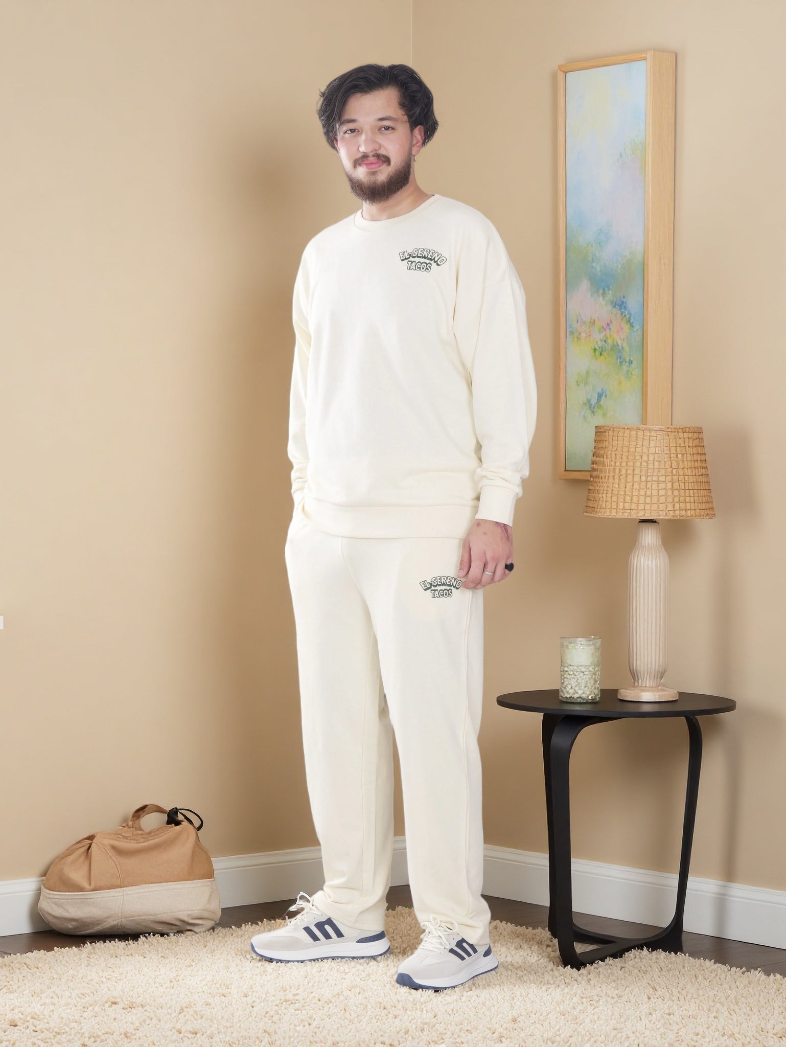 Men’s Premium Fleece Sweatshirt & Jogger Set – Soft Comfort Wear