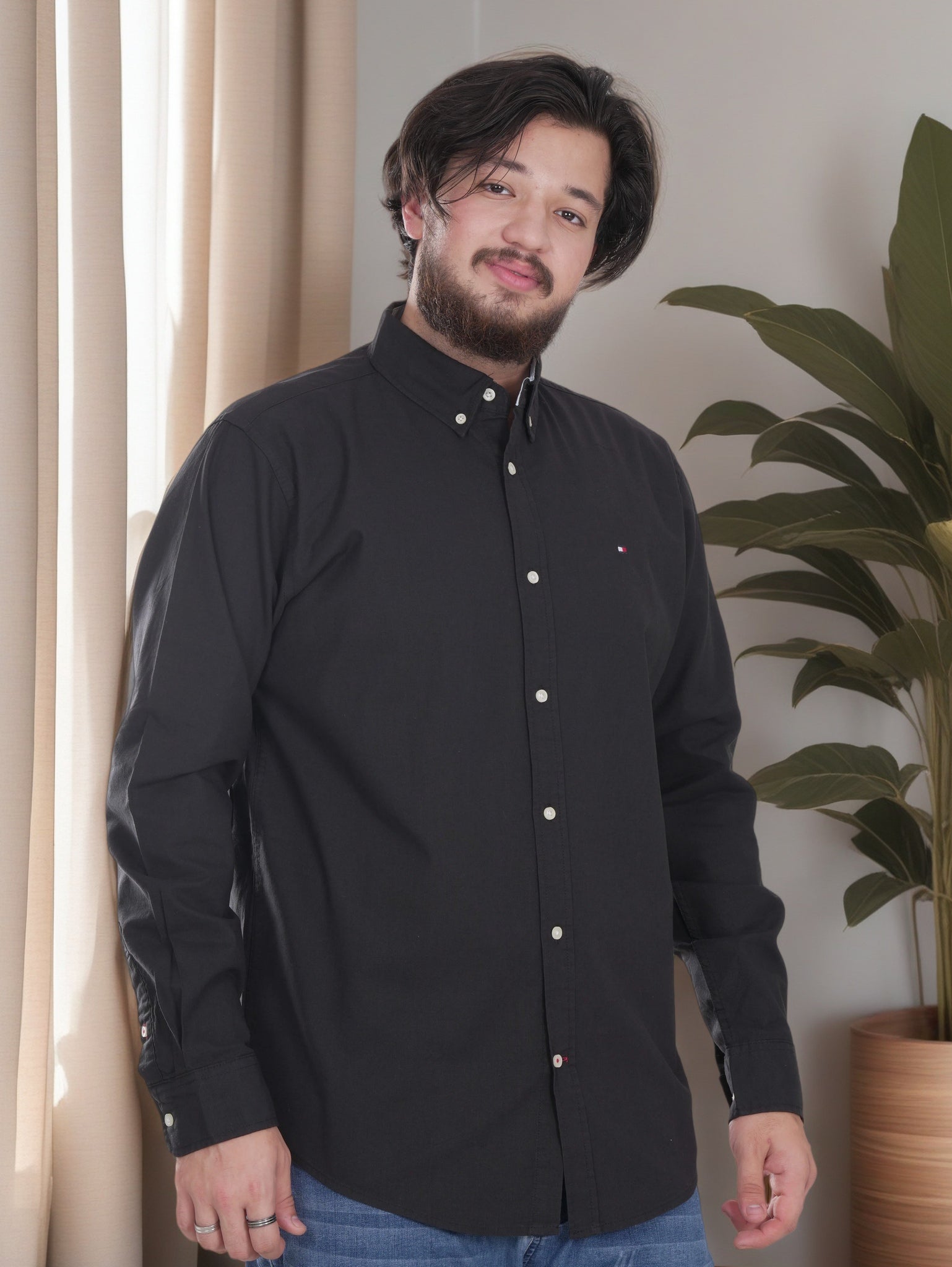 Men's Formal Fitted Button up shirt