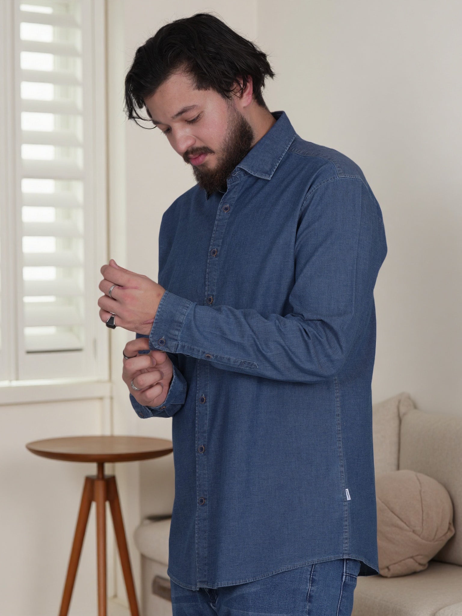 Men's Denim Relaxed Fit shirt