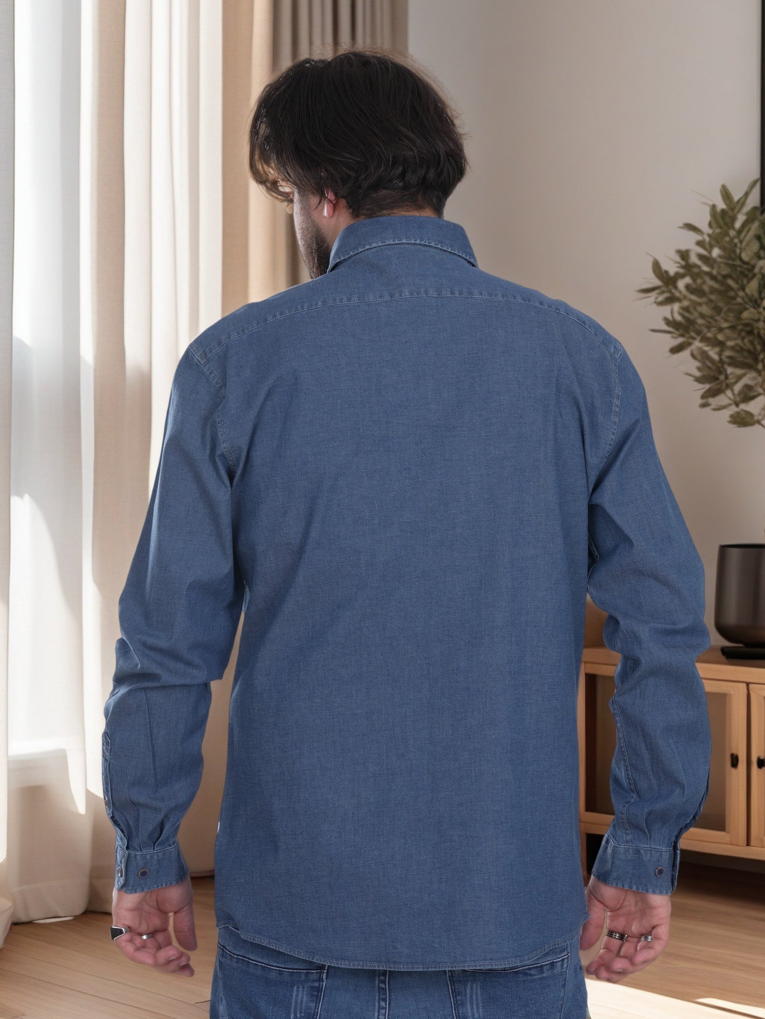 Men's Denim Relaxed Fit shirt