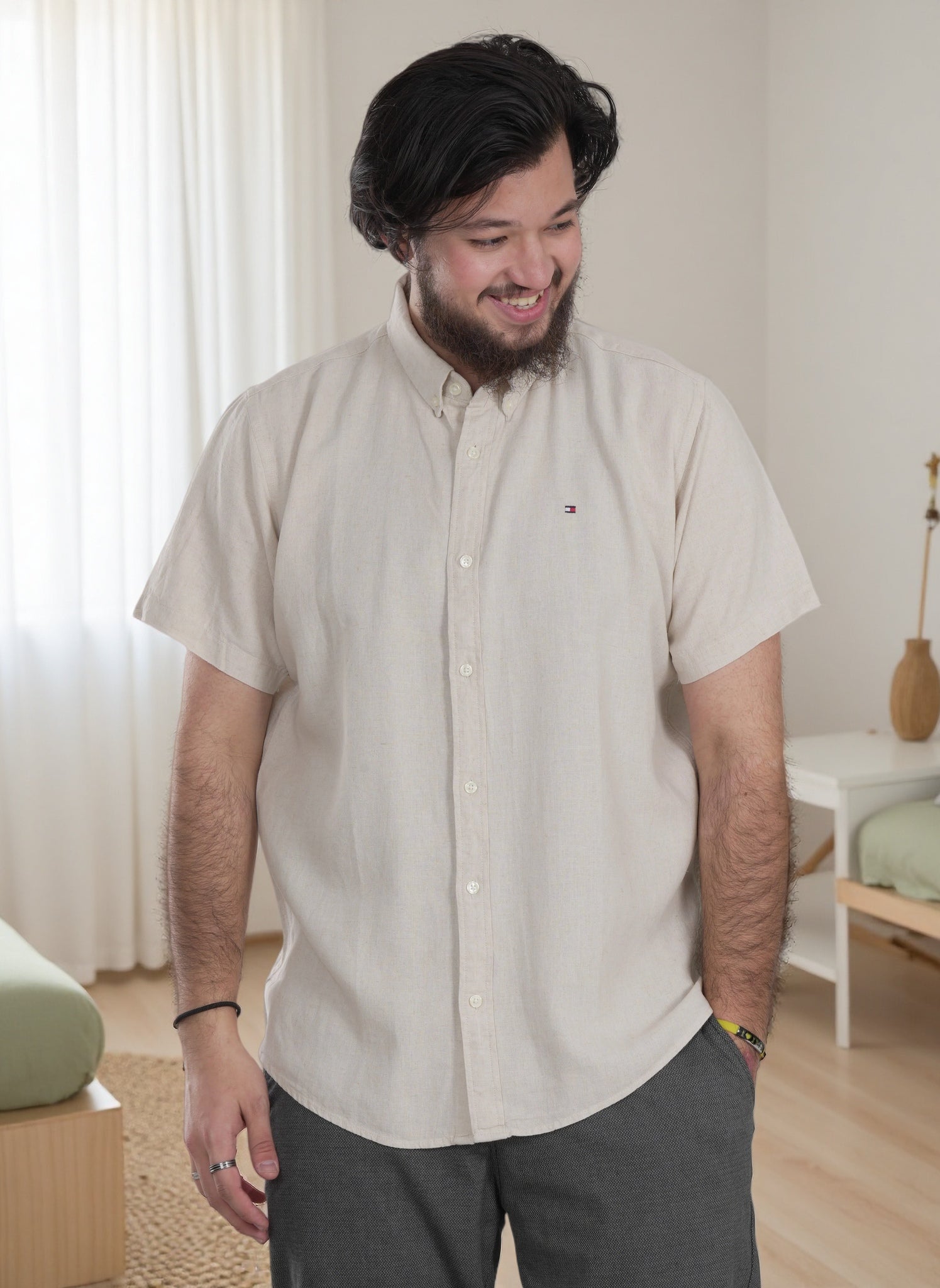 Men's Casual Formal Short Sleeves Shirt