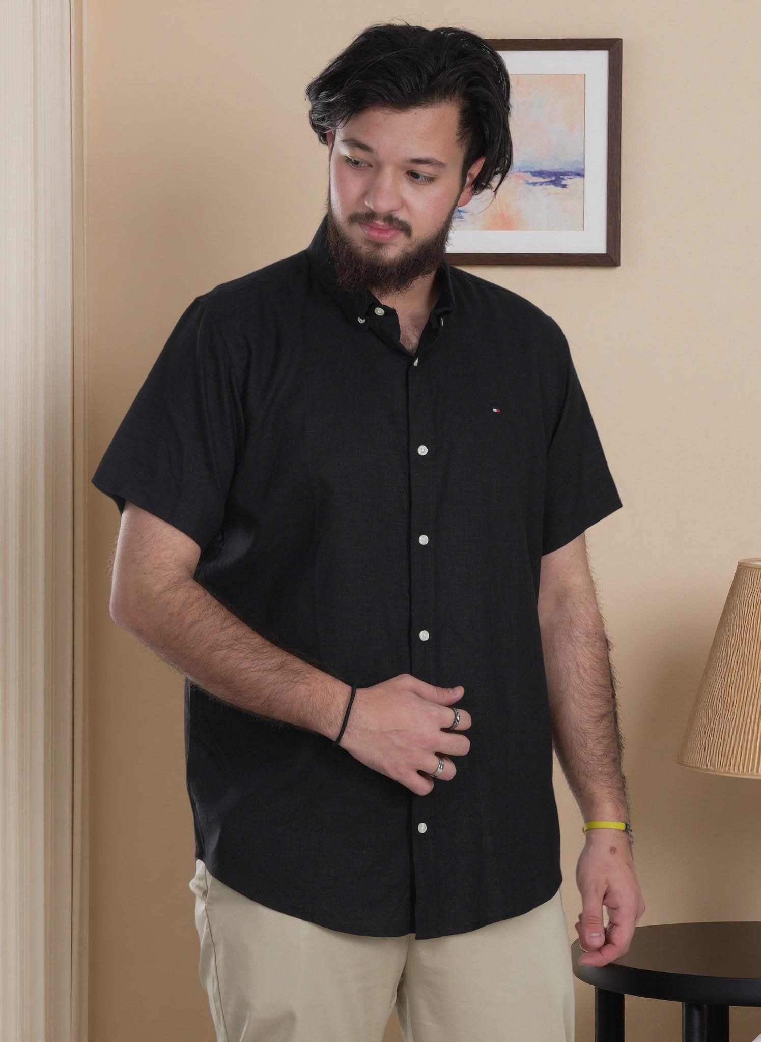 Men's Casual Formal Short Sleeves Shirt