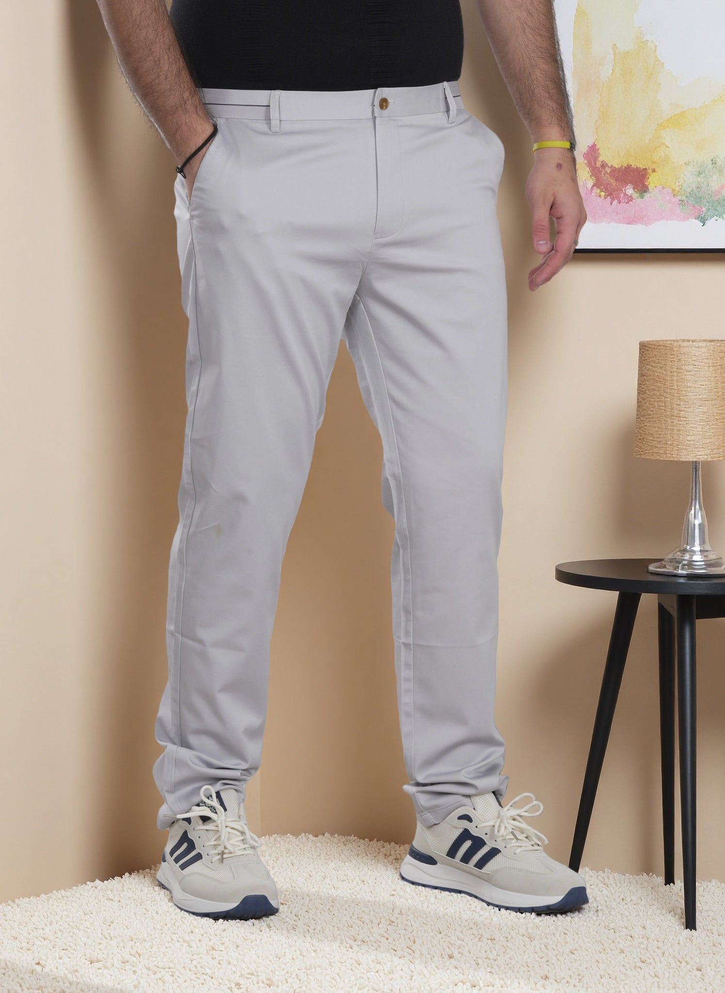Finelook Premium Slim Fit Casual Pant for Men | Everyday Comfort Formal Wear