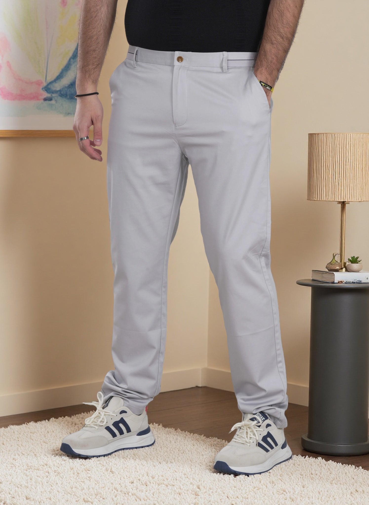 Finelook Premium Slim Fit Casual Pant for Men | Everyday Comfort Formal Wear