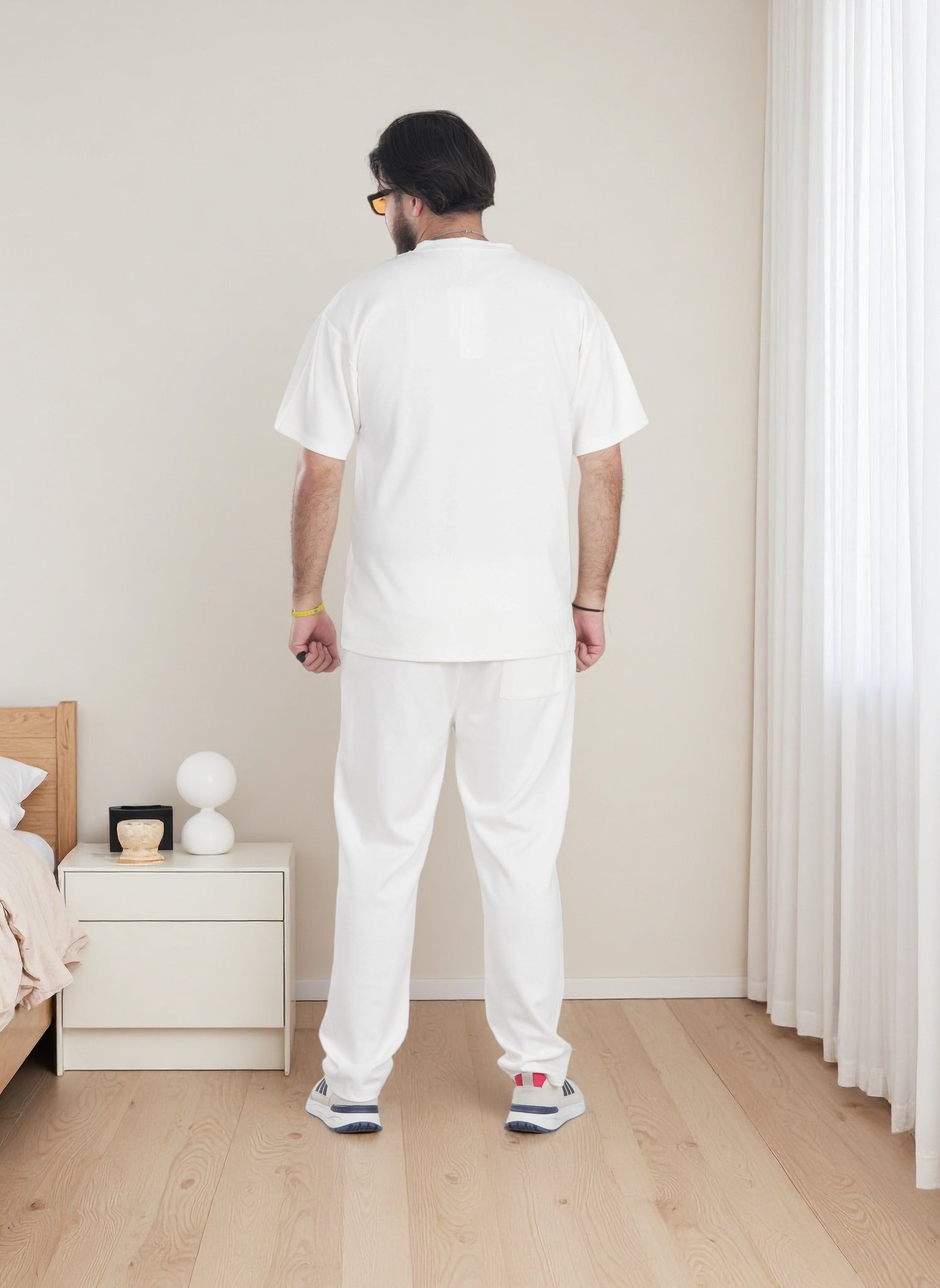 Finelook Premium Lounge Set – T-Shirt & Jogger Sweatpants Co-Ord for Men | Casual Streetwear Tracksuit