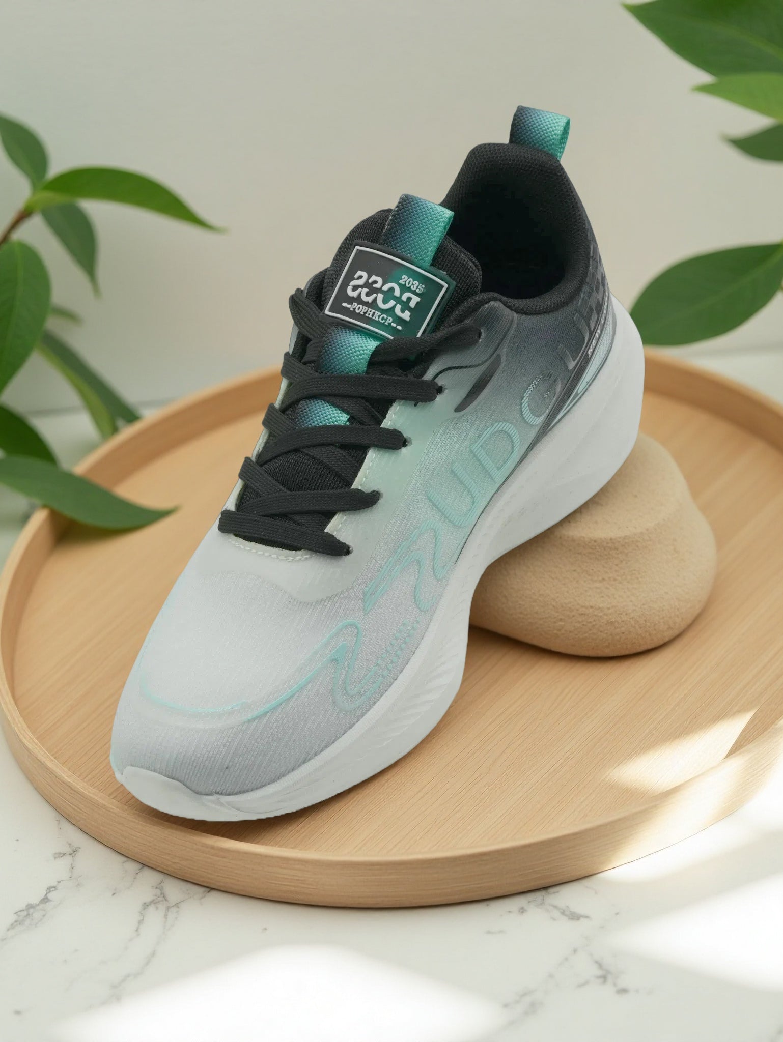 Men's Lightweight Gradient Running Sneakers – Breathable Athletic