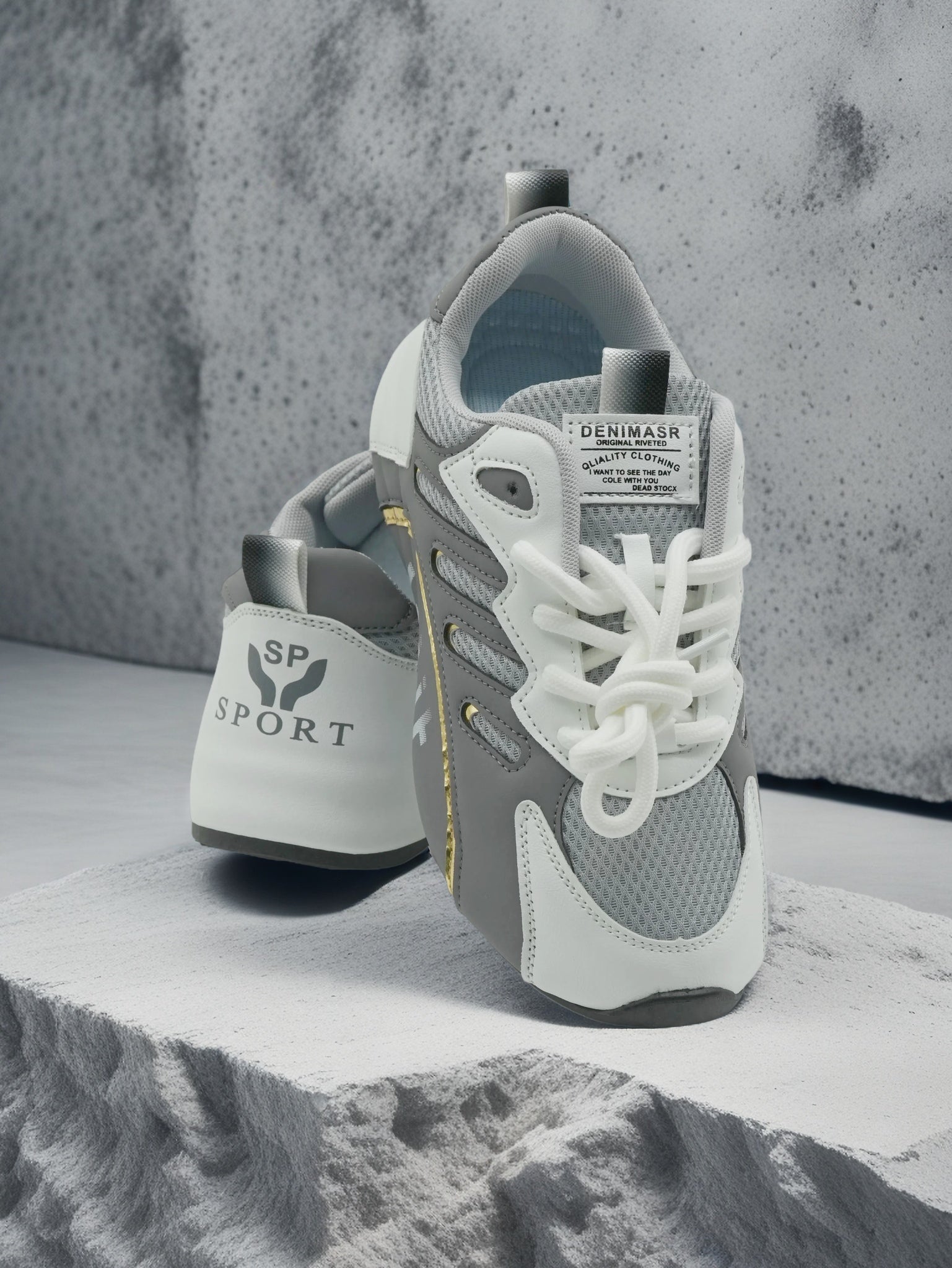 Men Urban Stride Retro Sneakers