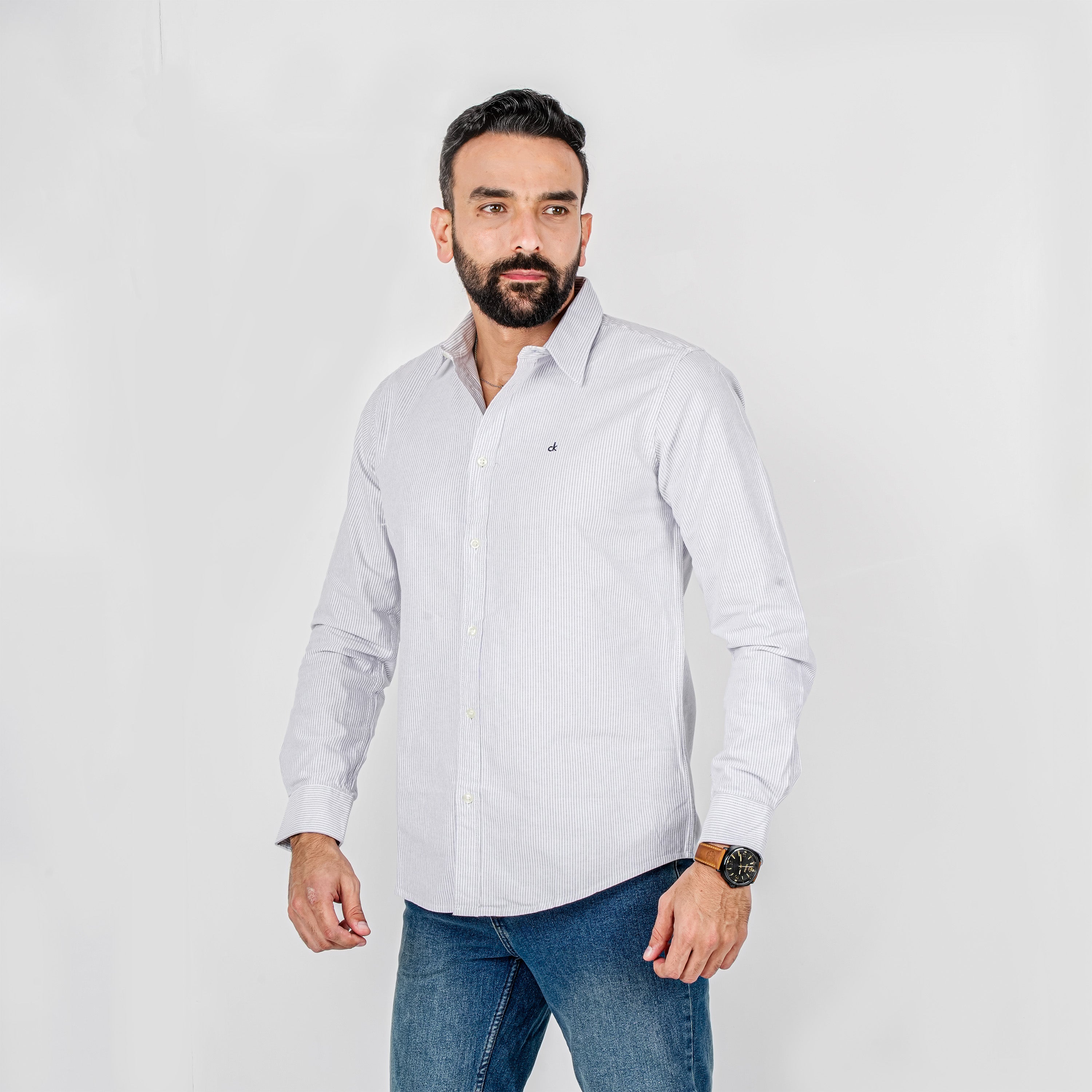 Men’s White Formal Shirt – Regular Fit - Soft Cotton