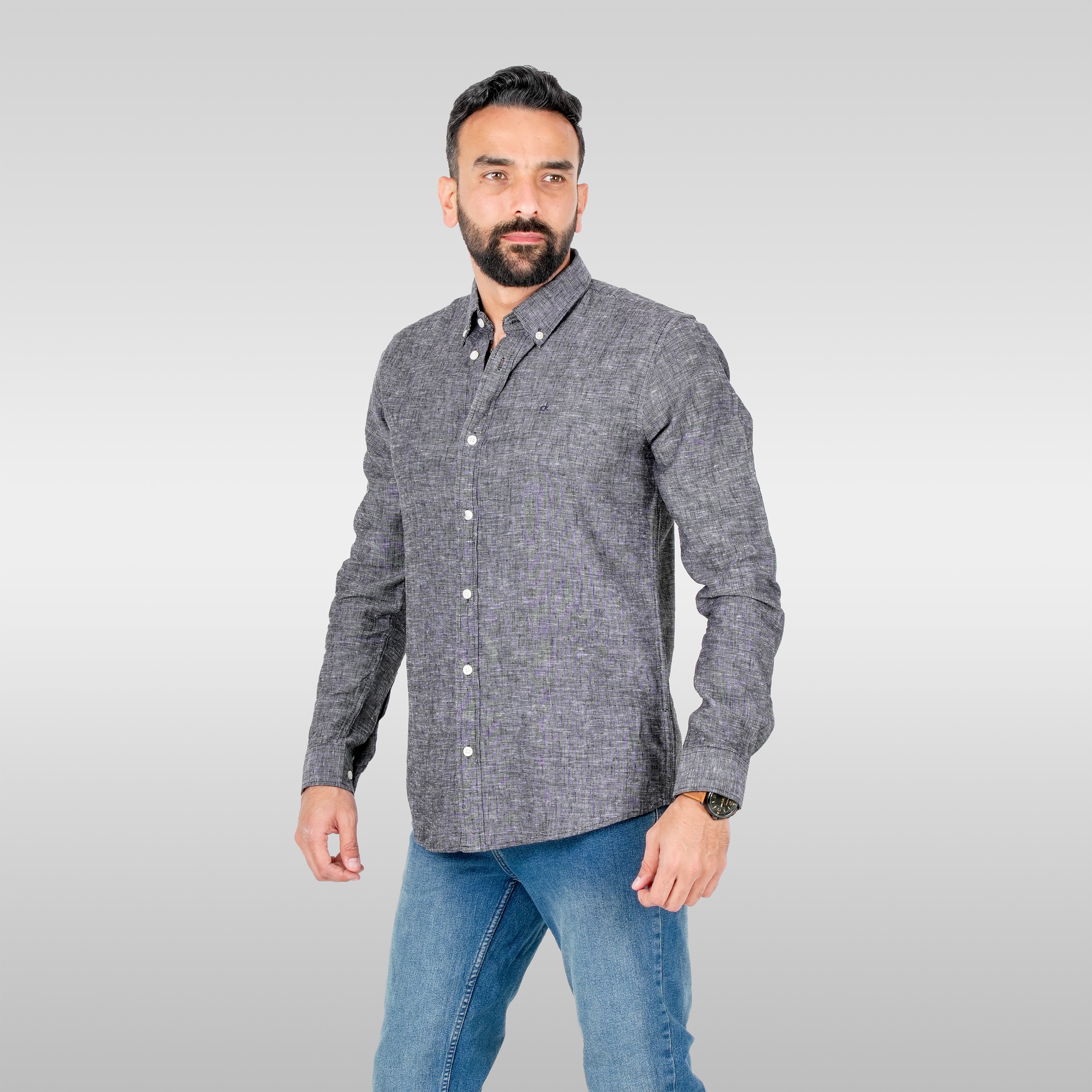 Men's Long Sleeves T-shirt - 100% Cotton