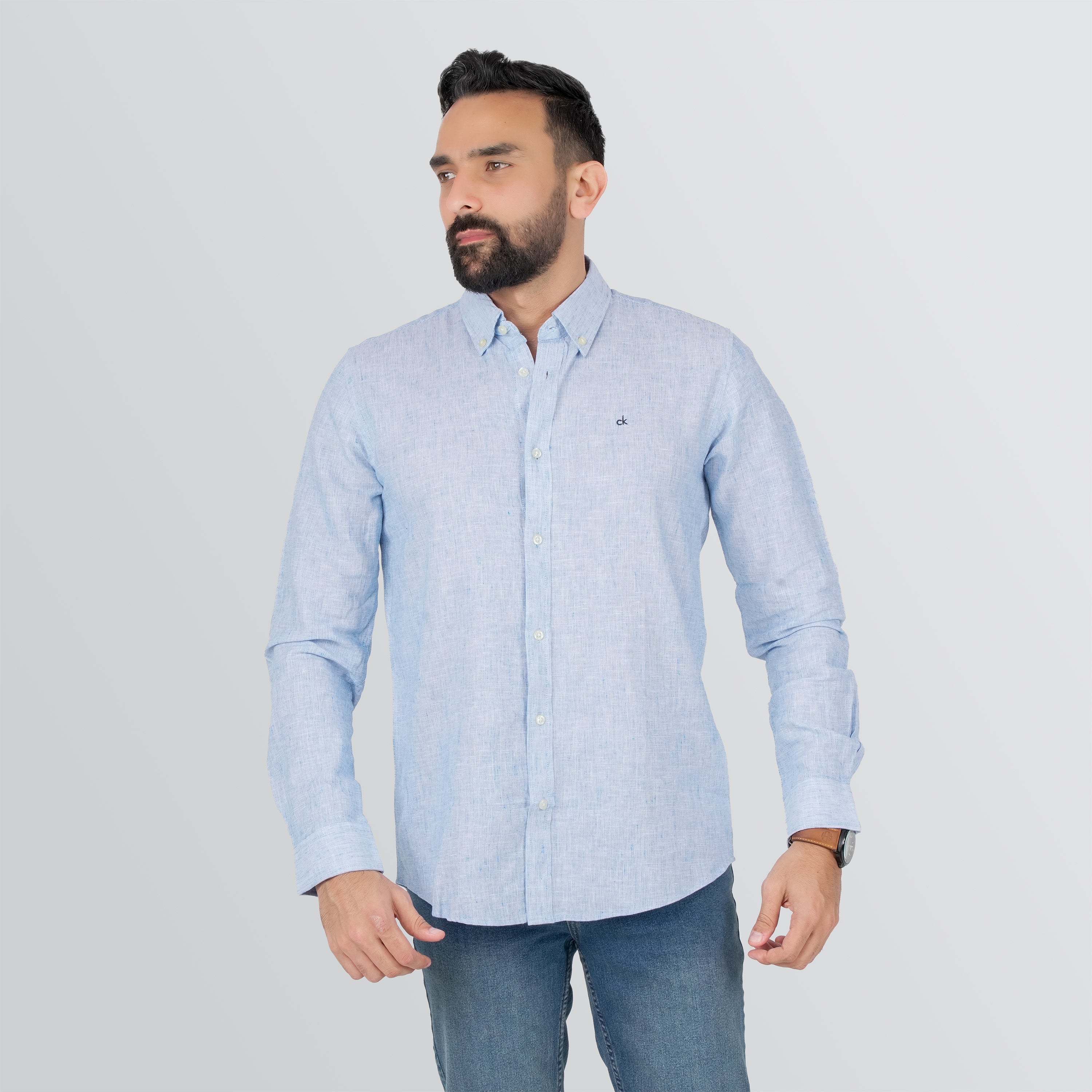 Men's Long Sleeves T-shirt - 100% Cotton