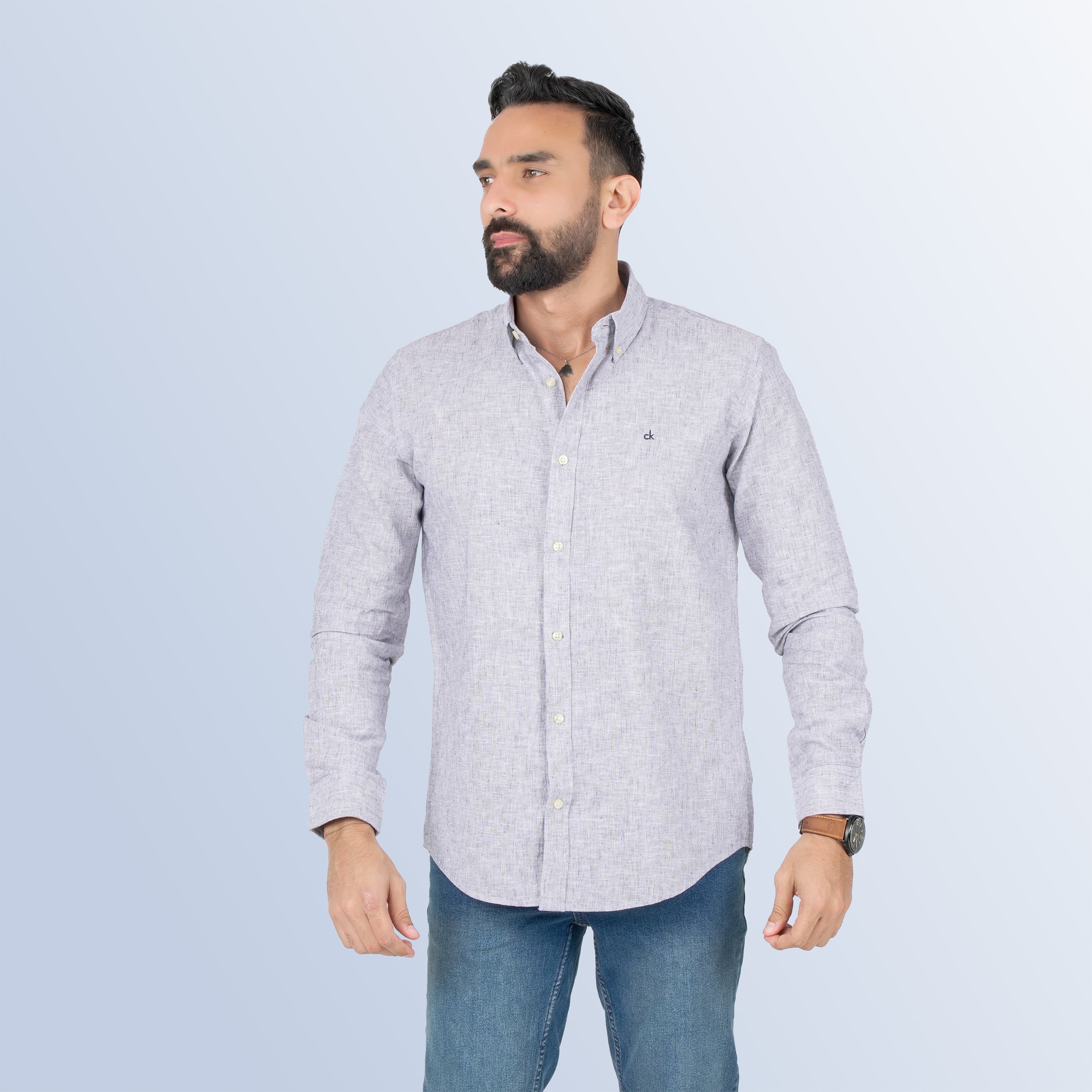 Men's Long Sleeves T-shirt - 100% Cotton