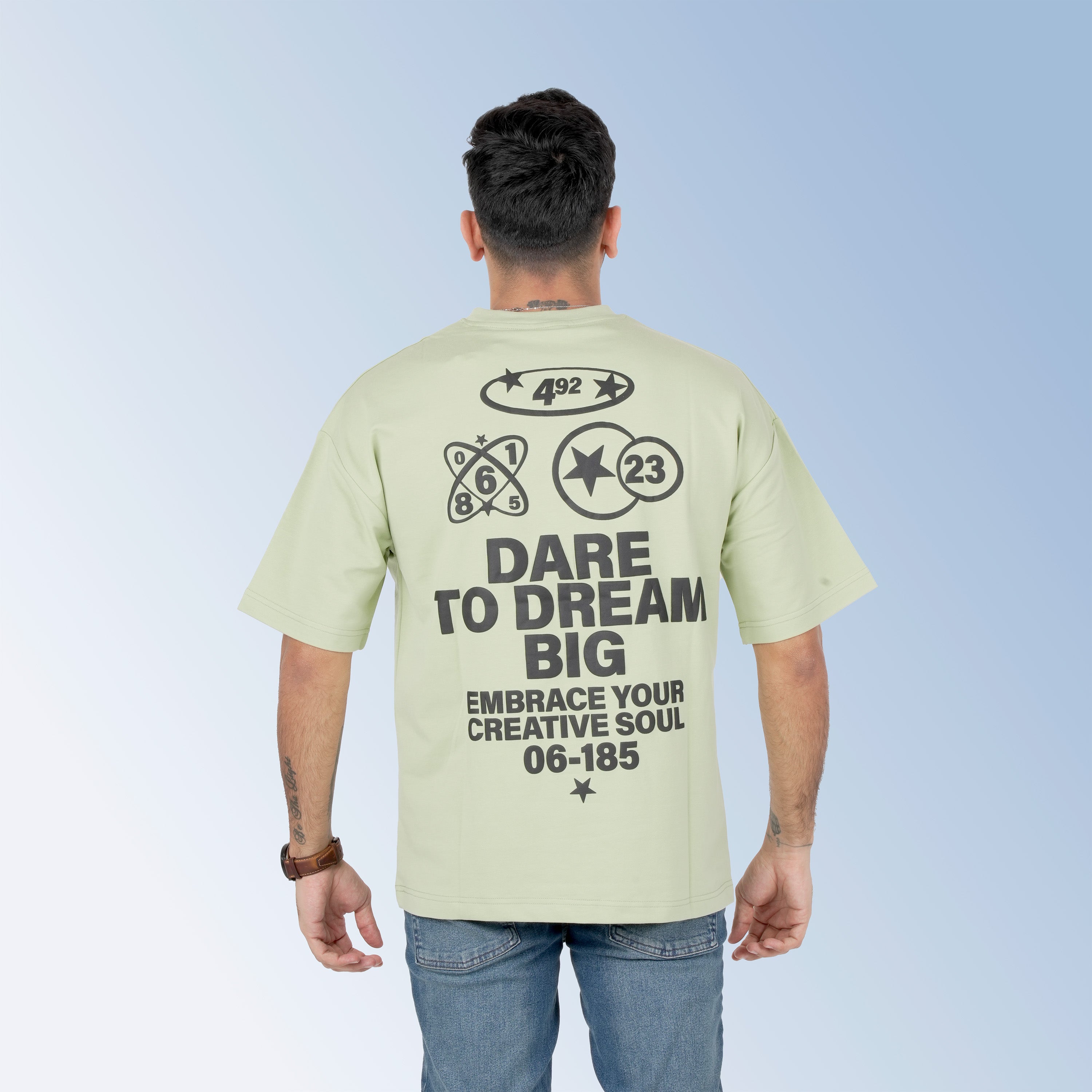 Men's Printed T-Shirt - Dare To Dream Big