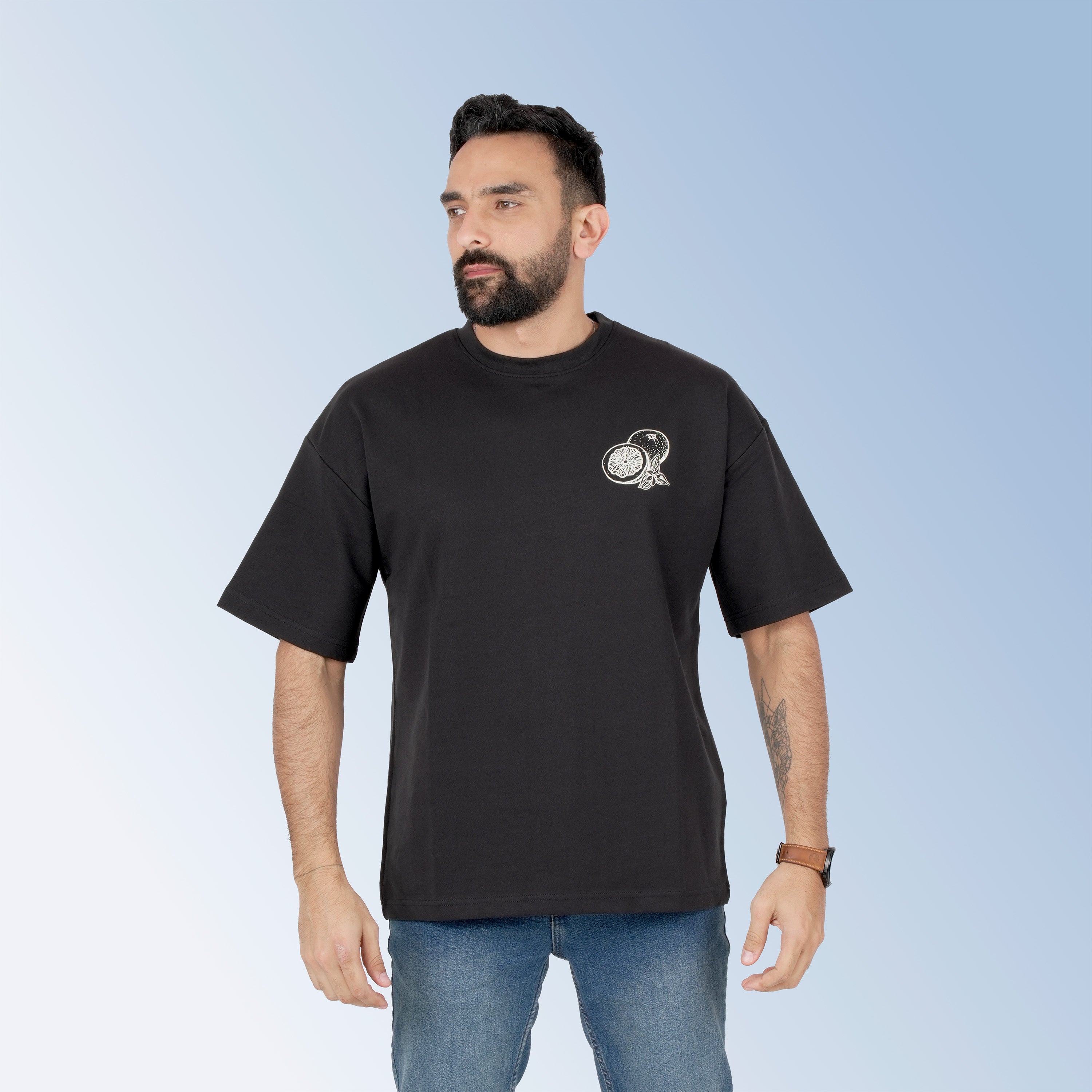 Mens Printed T-Shirt - Cotton.