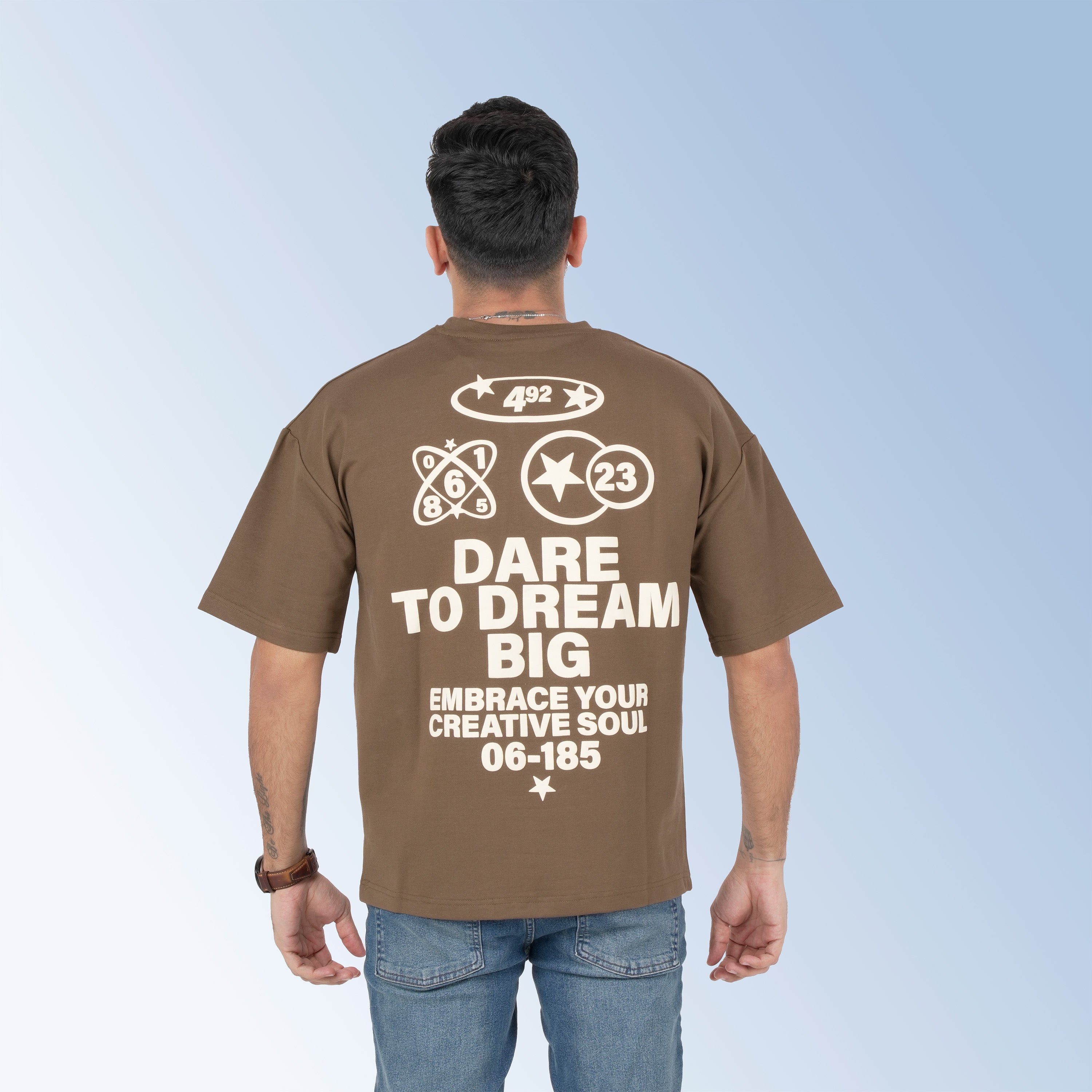 Men's Printed T-Shirt - Dare To Dream Big