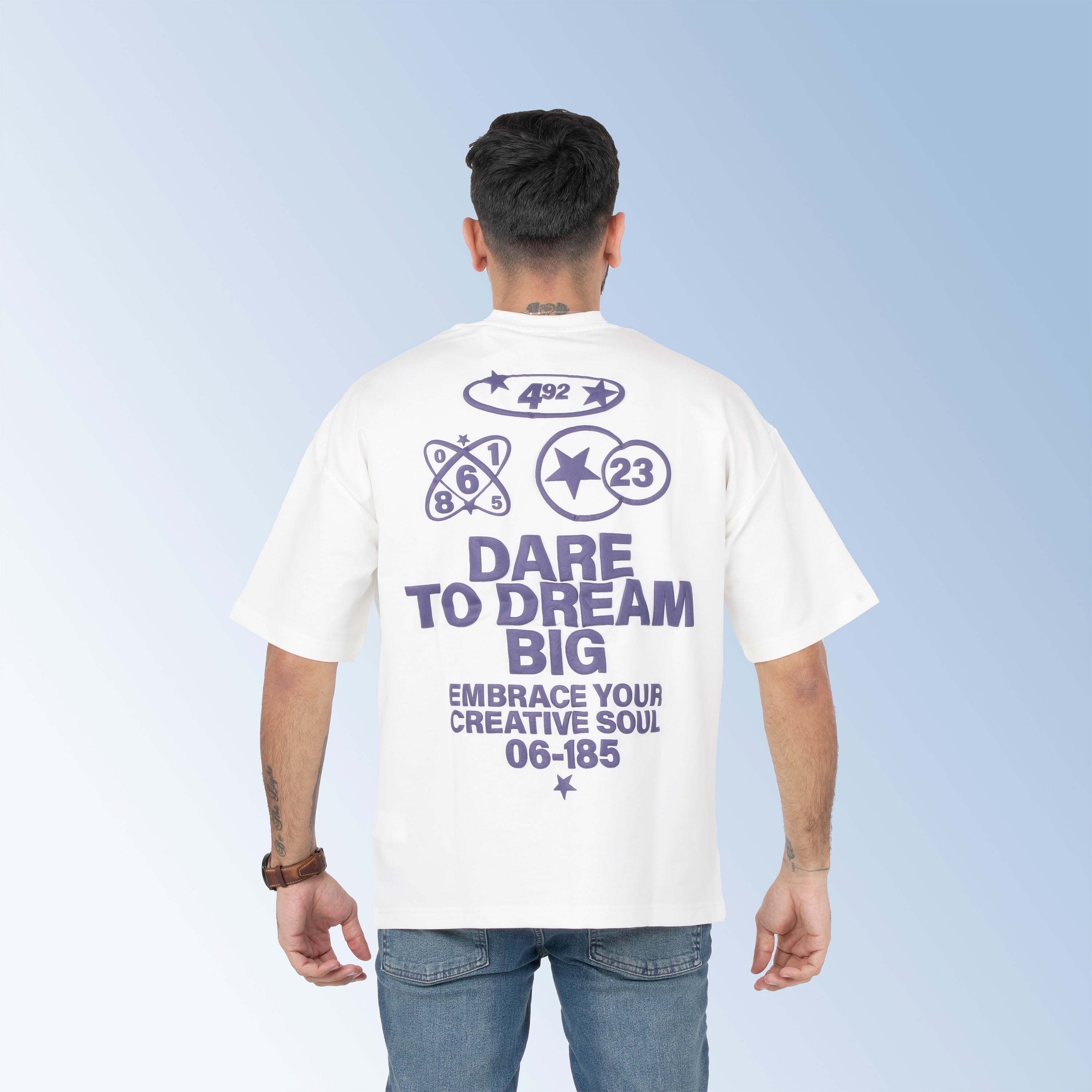 Men's Printed T-Shirt - Dare To Dream Big