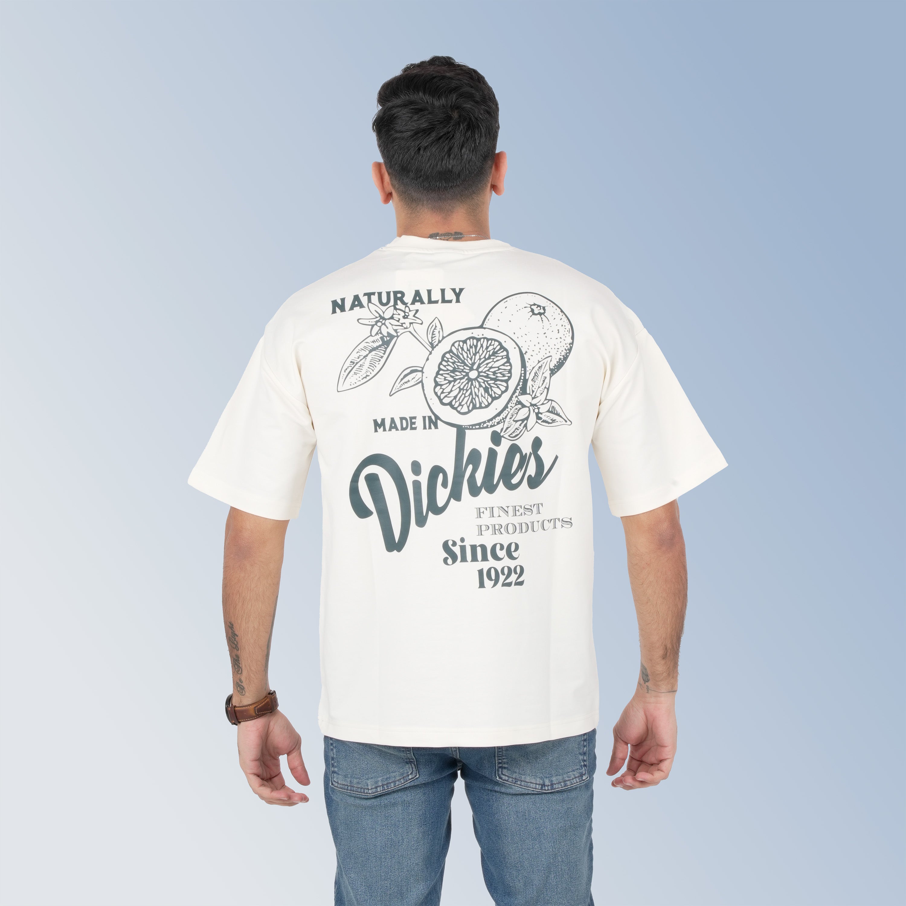 Mens Printed T-Shirt - Cotton.