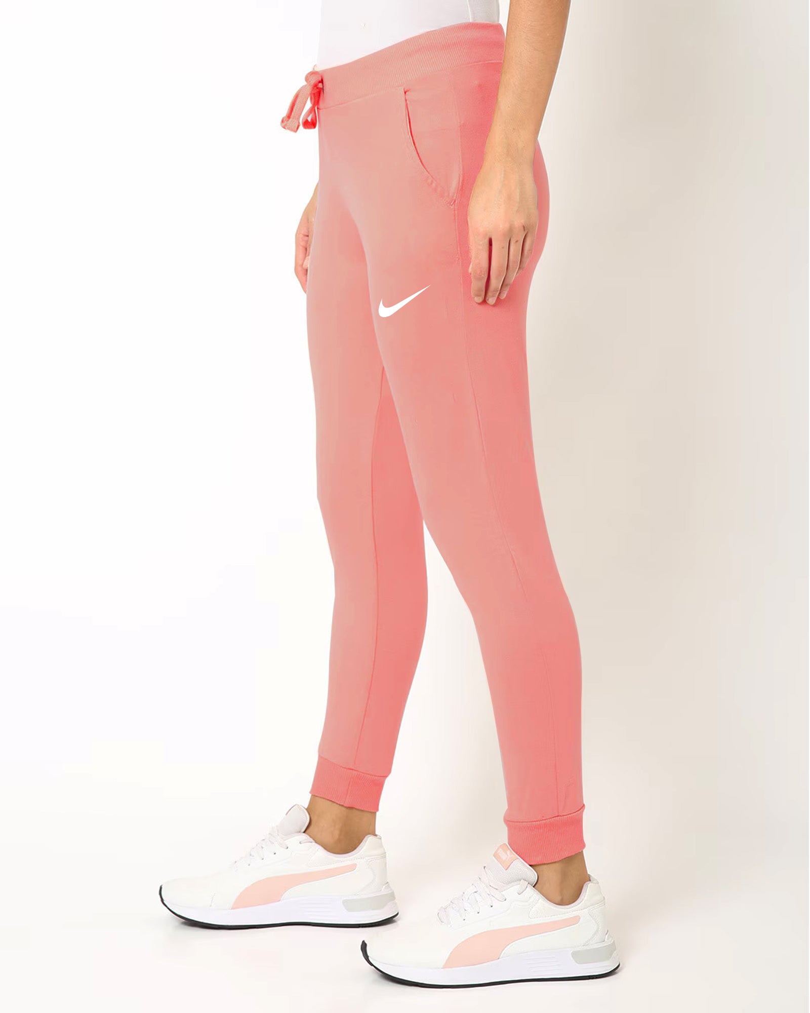 Women's Branded Solid Jogger