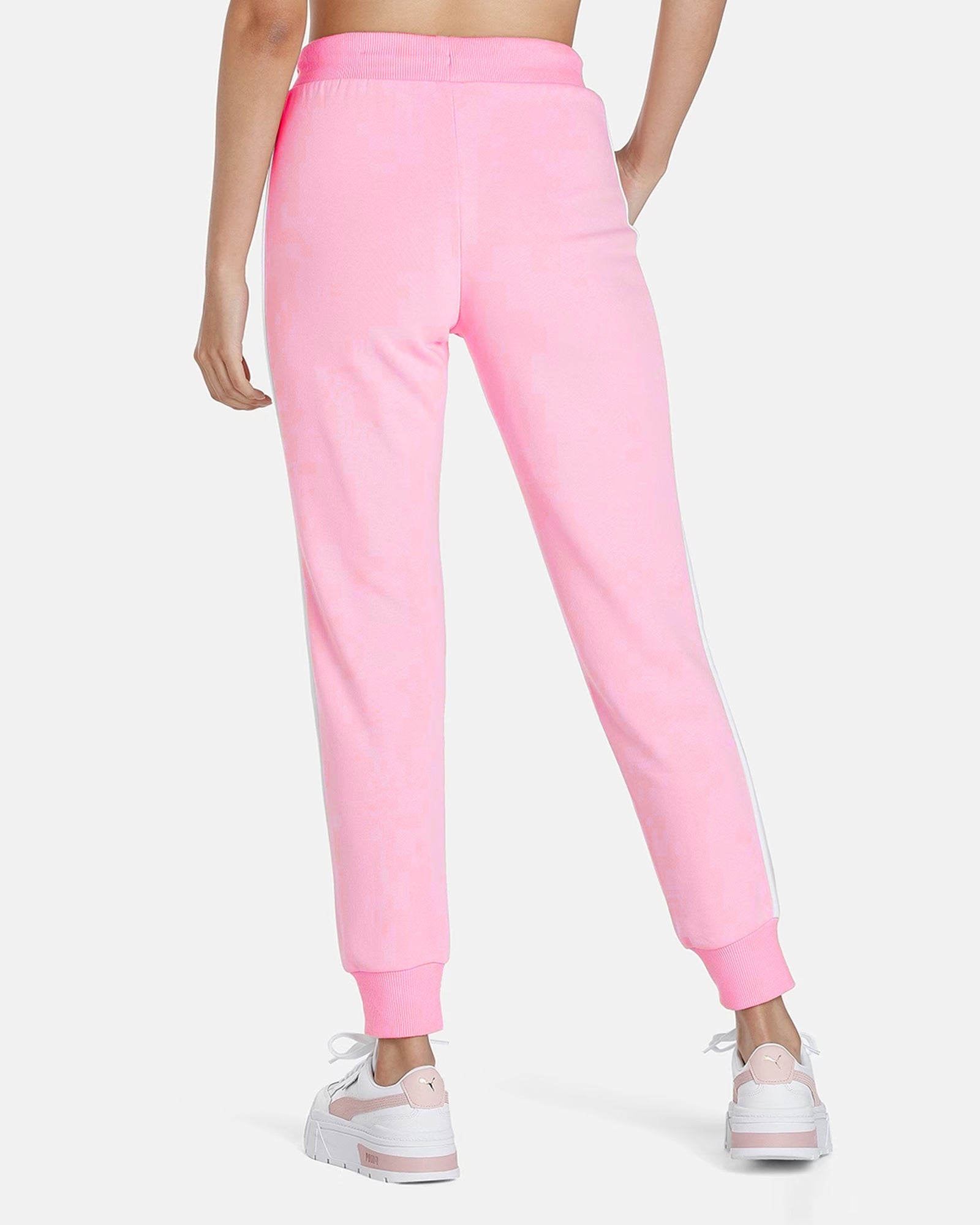 Women's Branded Side Strip Solid Jogger