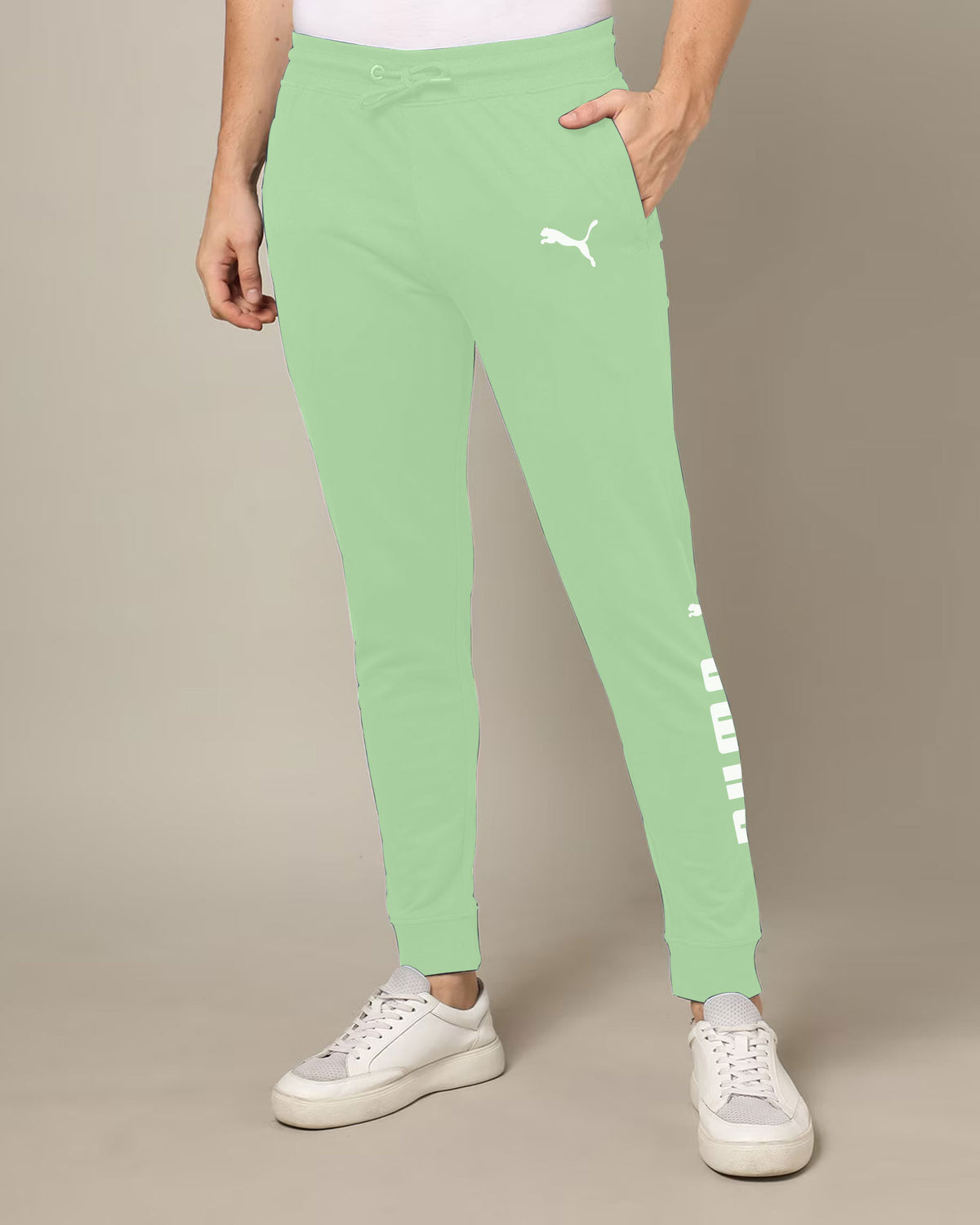 Men's Branded Solid Jogger