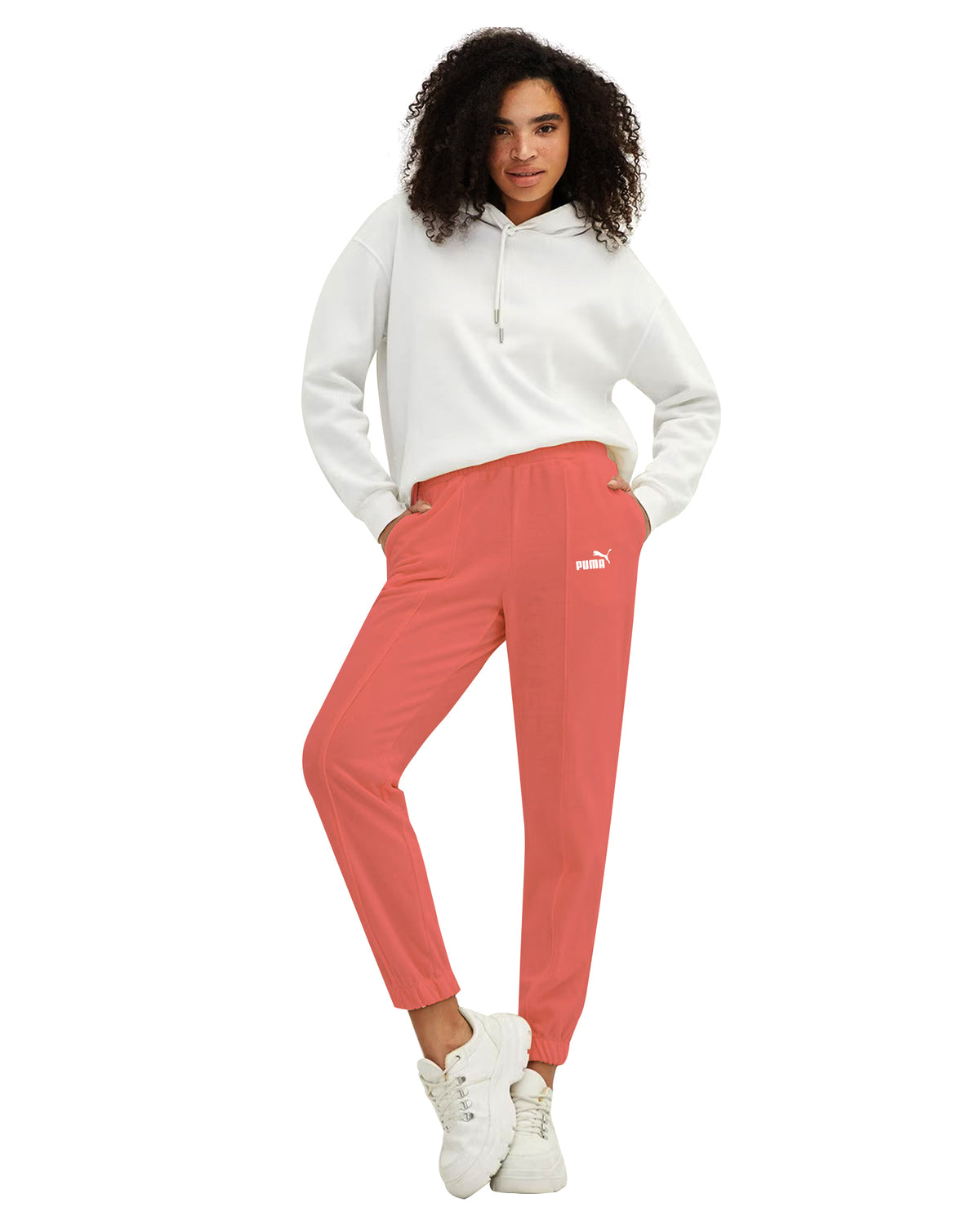 Women's Branded Solid Jogger