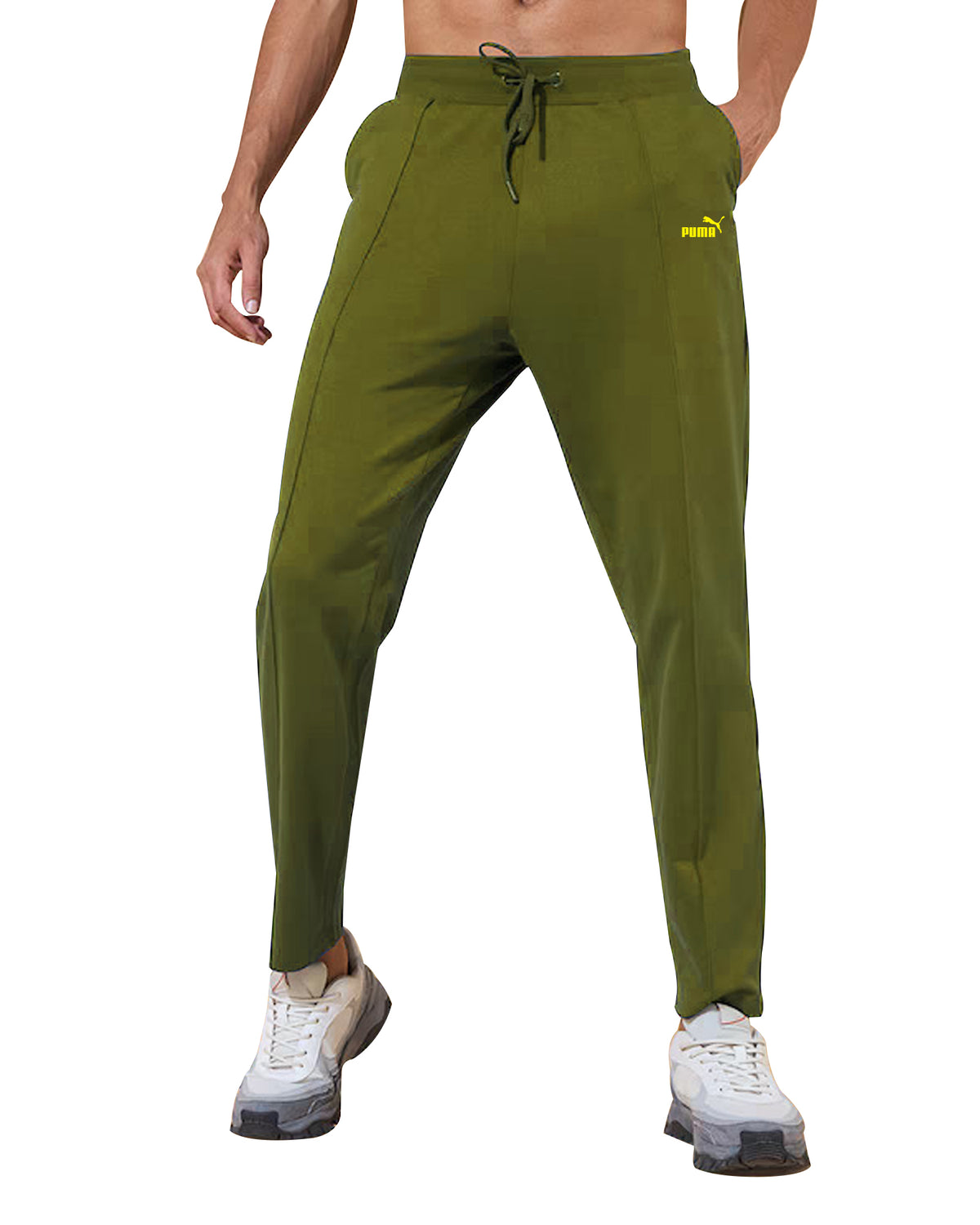 Men's Branded Solid Jogger