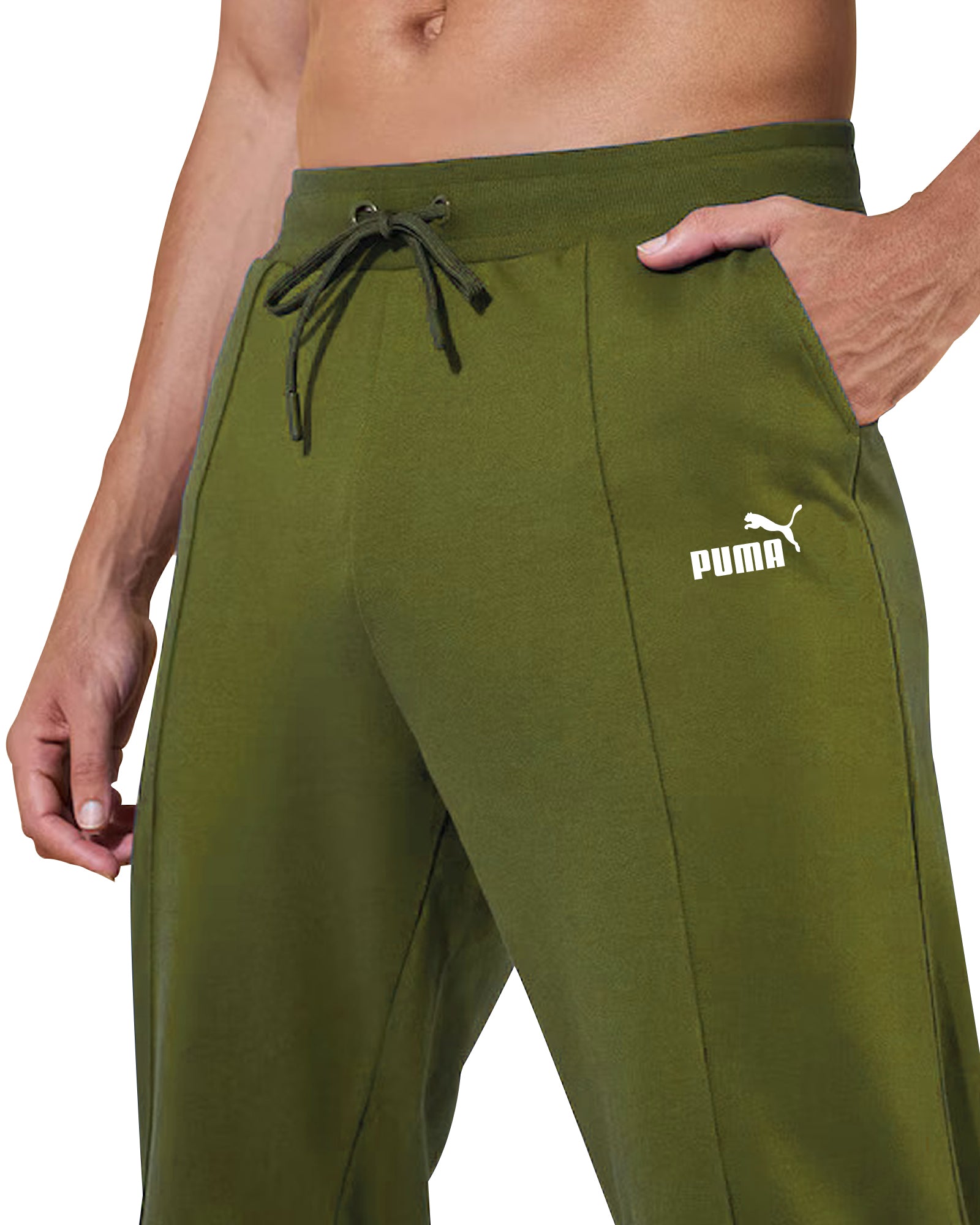 Men's Branded Solid Jogger