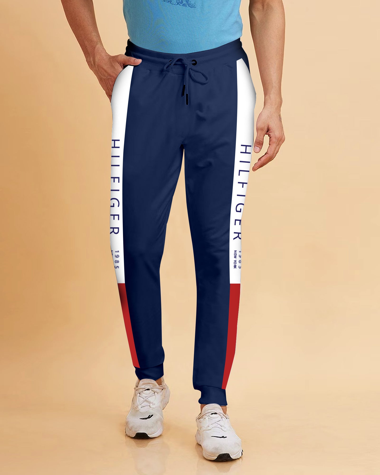 Men's Branded Solid Jogger