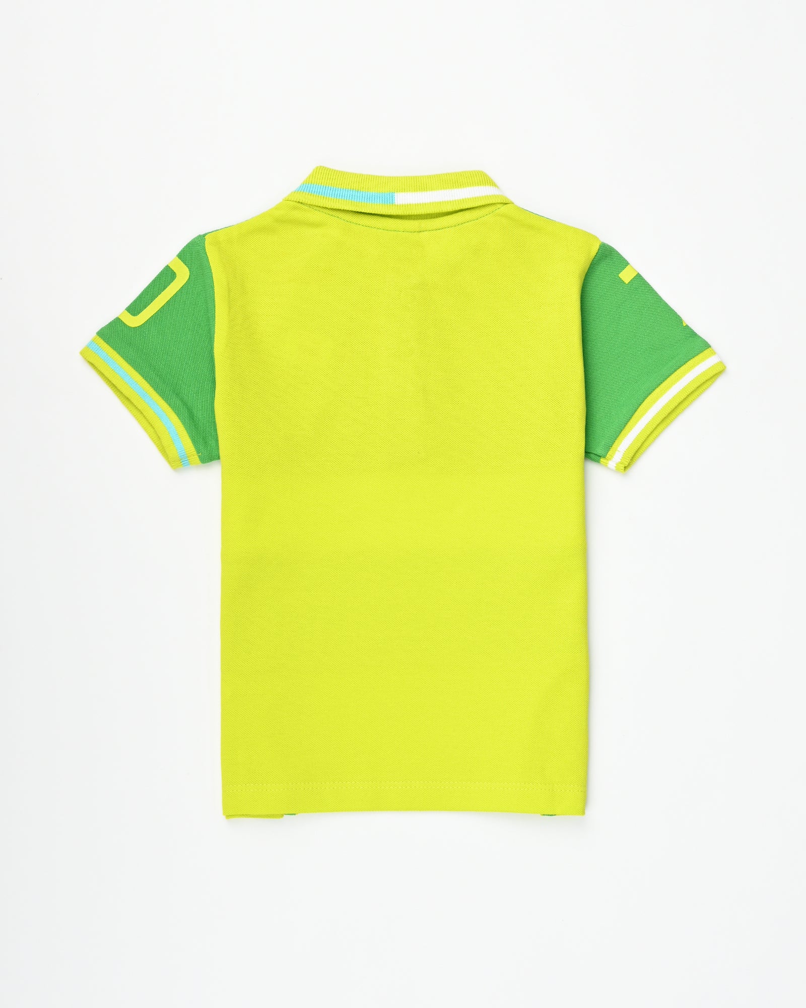 Solid Polo T-shirt with Short Sleeves