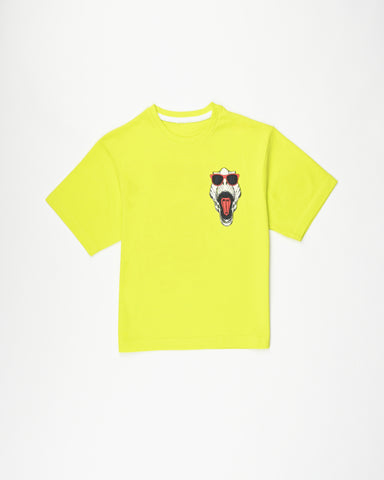 Printed cotton T-shirt for boys