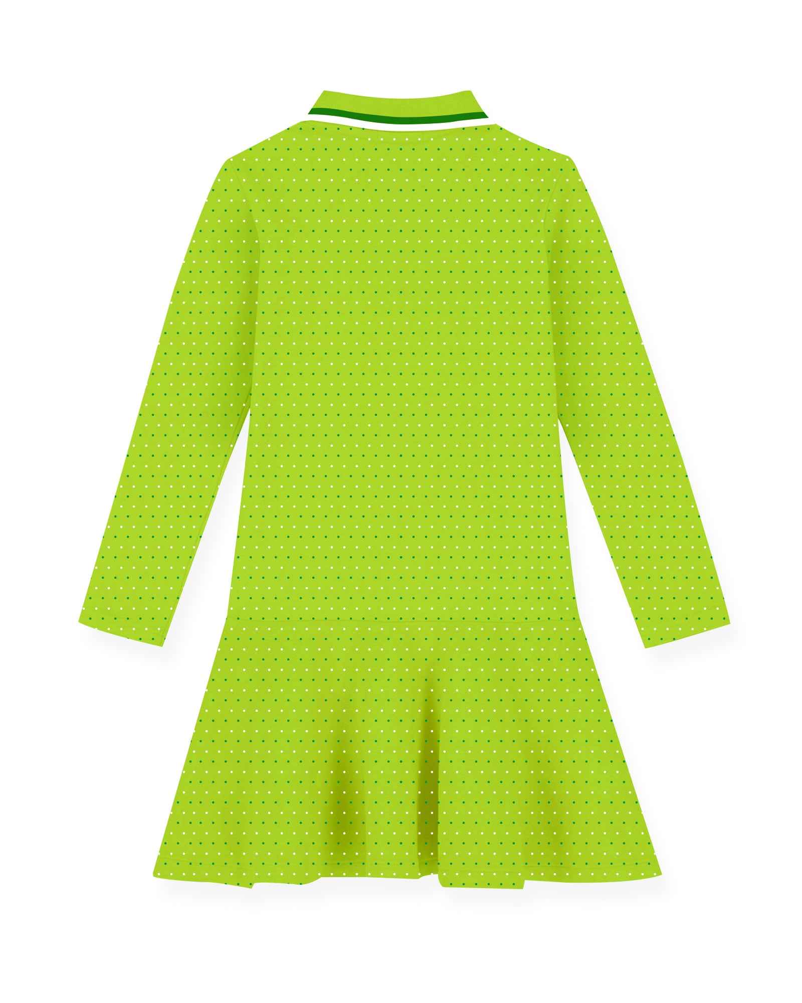 Girls Dots Printed Polo Dress