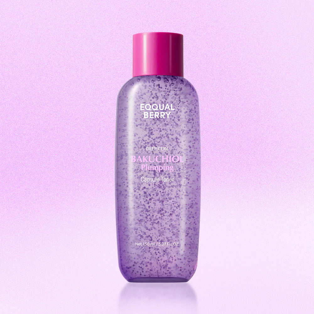 تونر كبسولات الباكوتشيول المنفخ من EQQUALBERRY سعة 150 مل