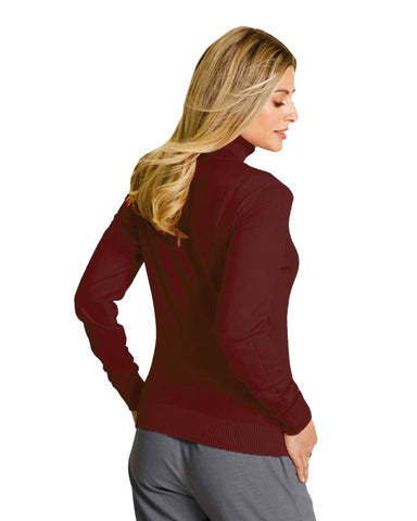 Women's Solid High Neck Sweater