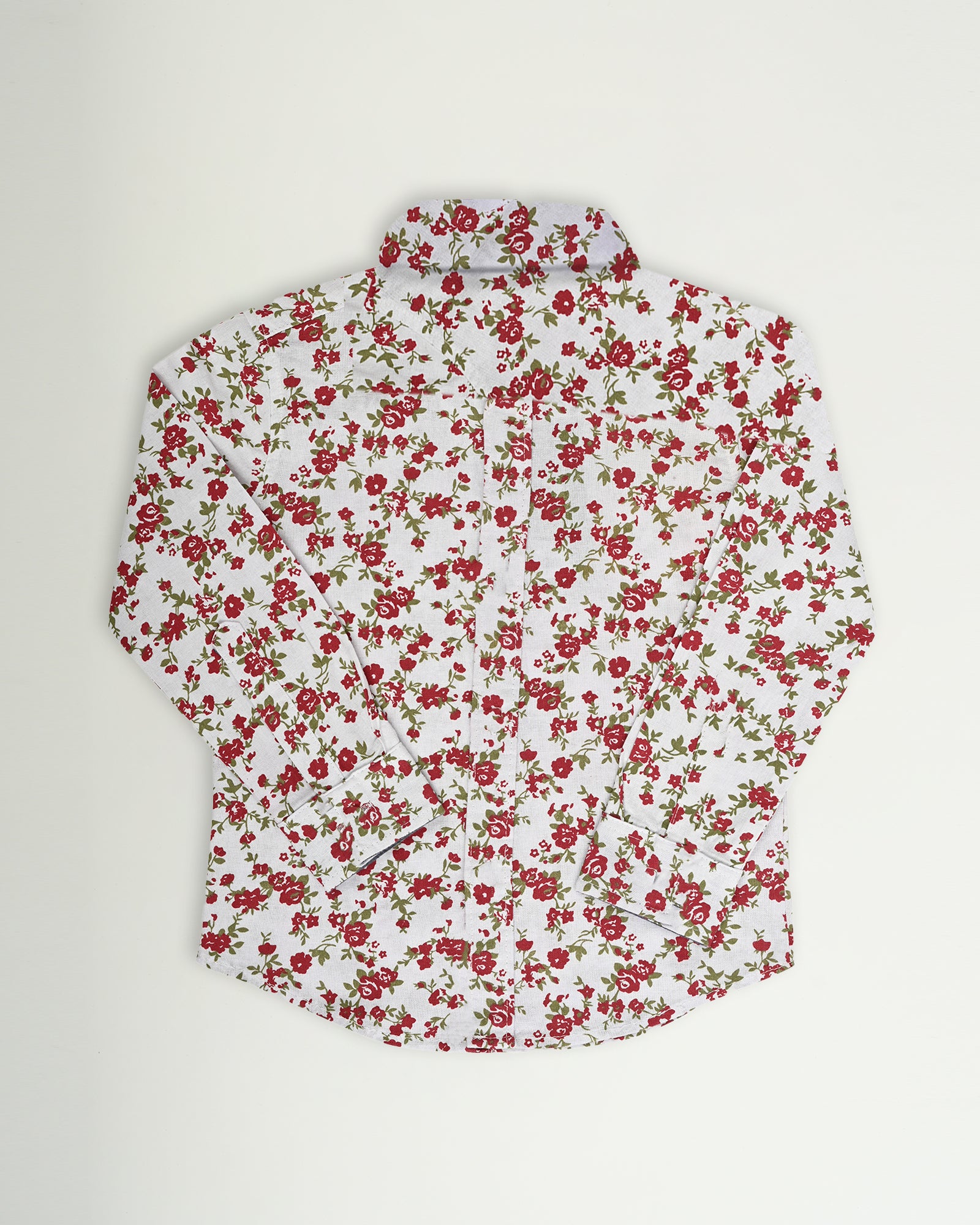 Full Sleeves Shirt with Flower Print