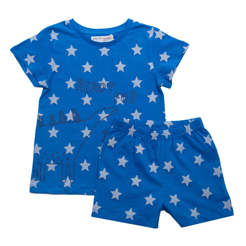 Star Printed T-shirt with Short