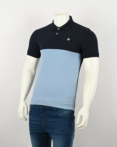 Men's Contrast Polo T-Shirt