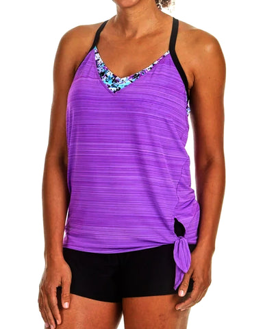 Women's Side Knot Tankini Top