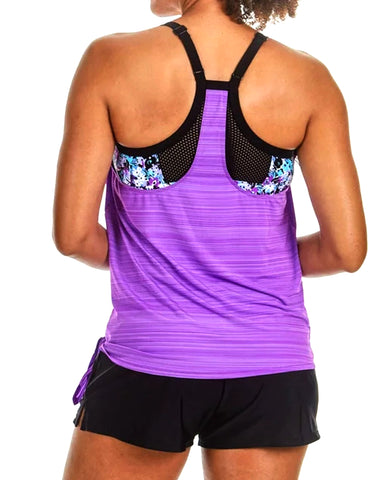 Women's Side Knot Tankini Top