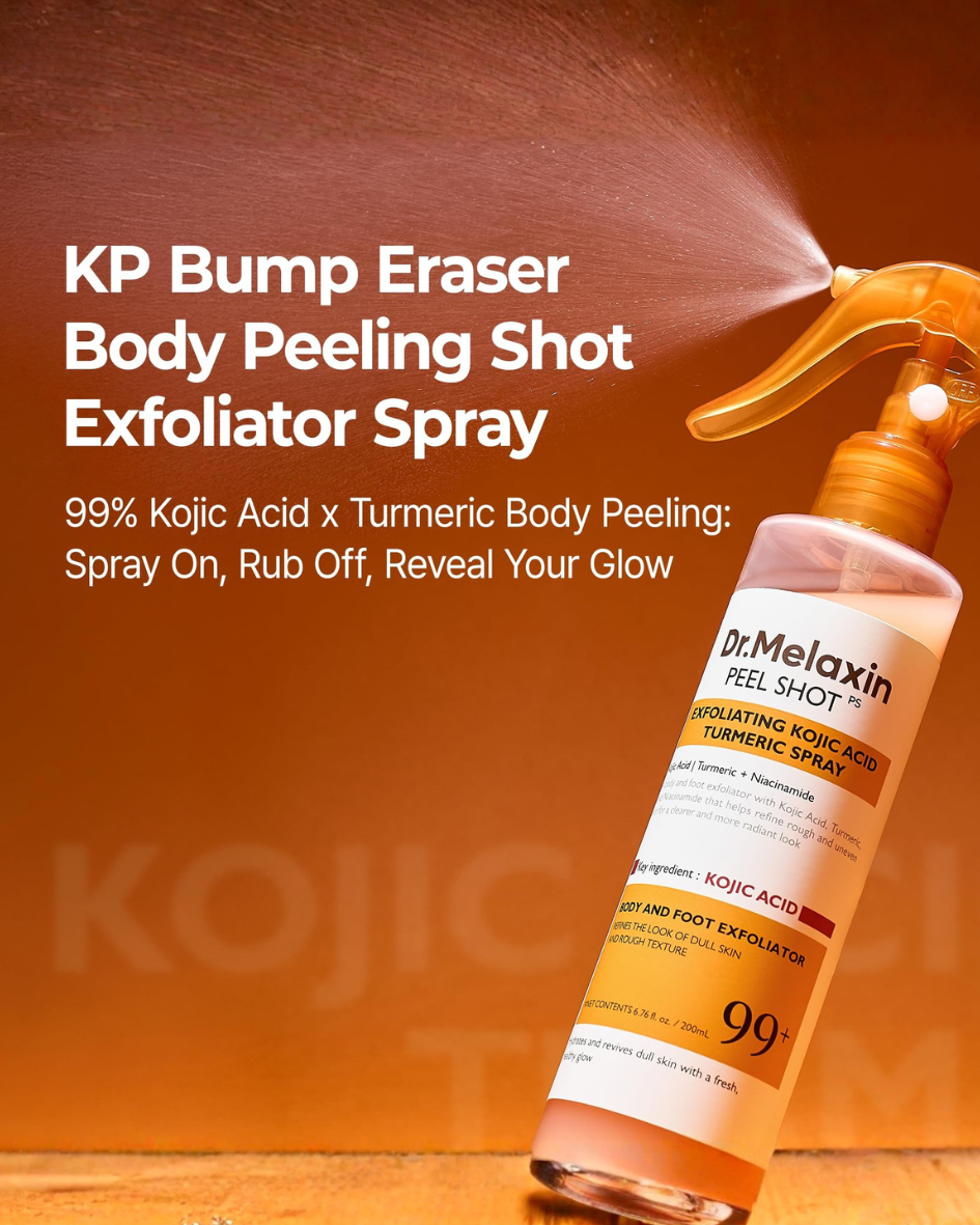 Dr. Melaxin Peel Shot Body and Foot Exfoliating Spray Kojic Acid & Turmeric 200 ml