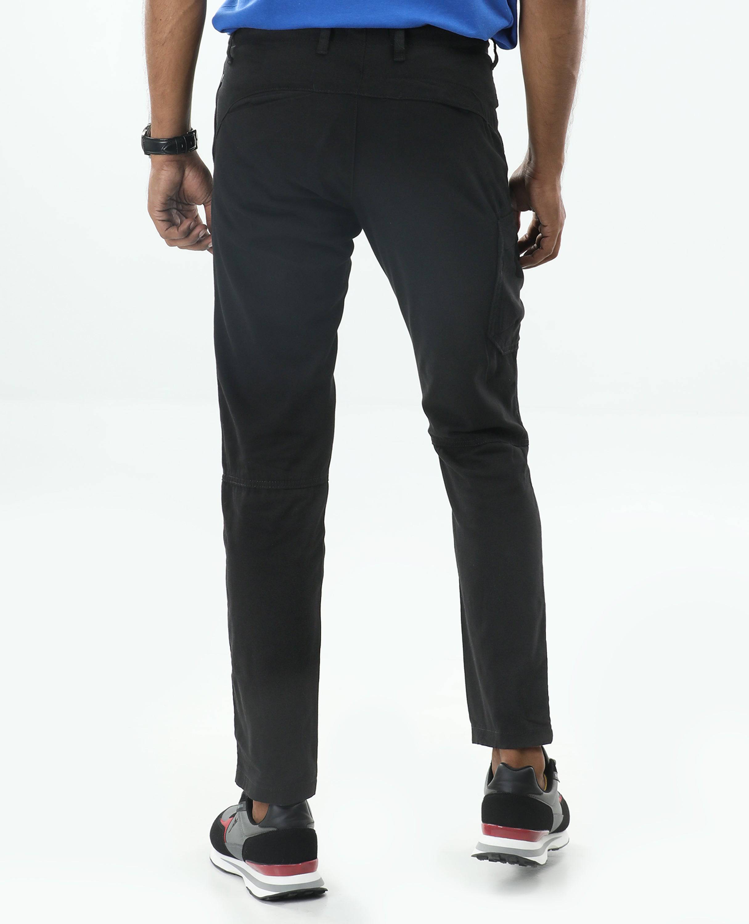 Finelook_Men_s_Twill_Cargo_Pants_-_black_back side