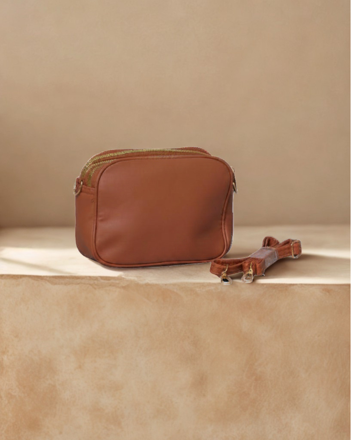 Elegant Quilted Crossbody Bag – Compact Multi-Pocket Bag
