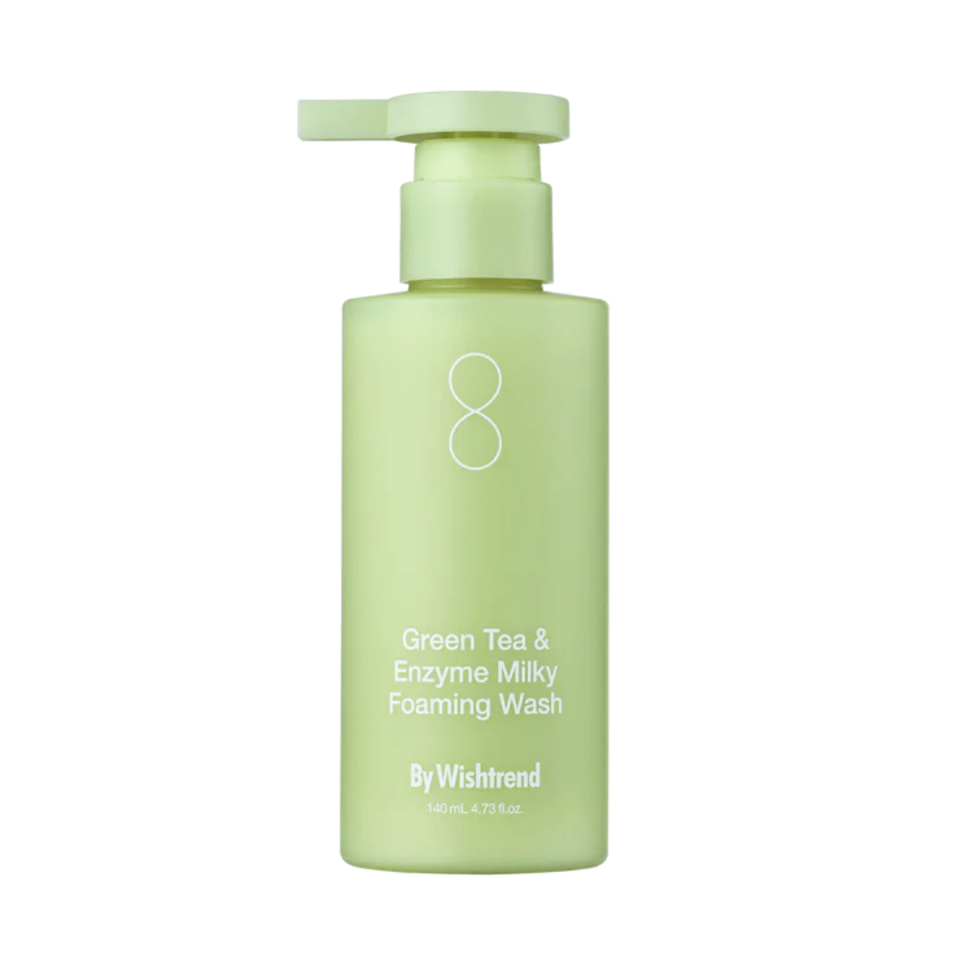 Green Tea & Enzyme Milky Foaming Wash - 140 ml - FineLook